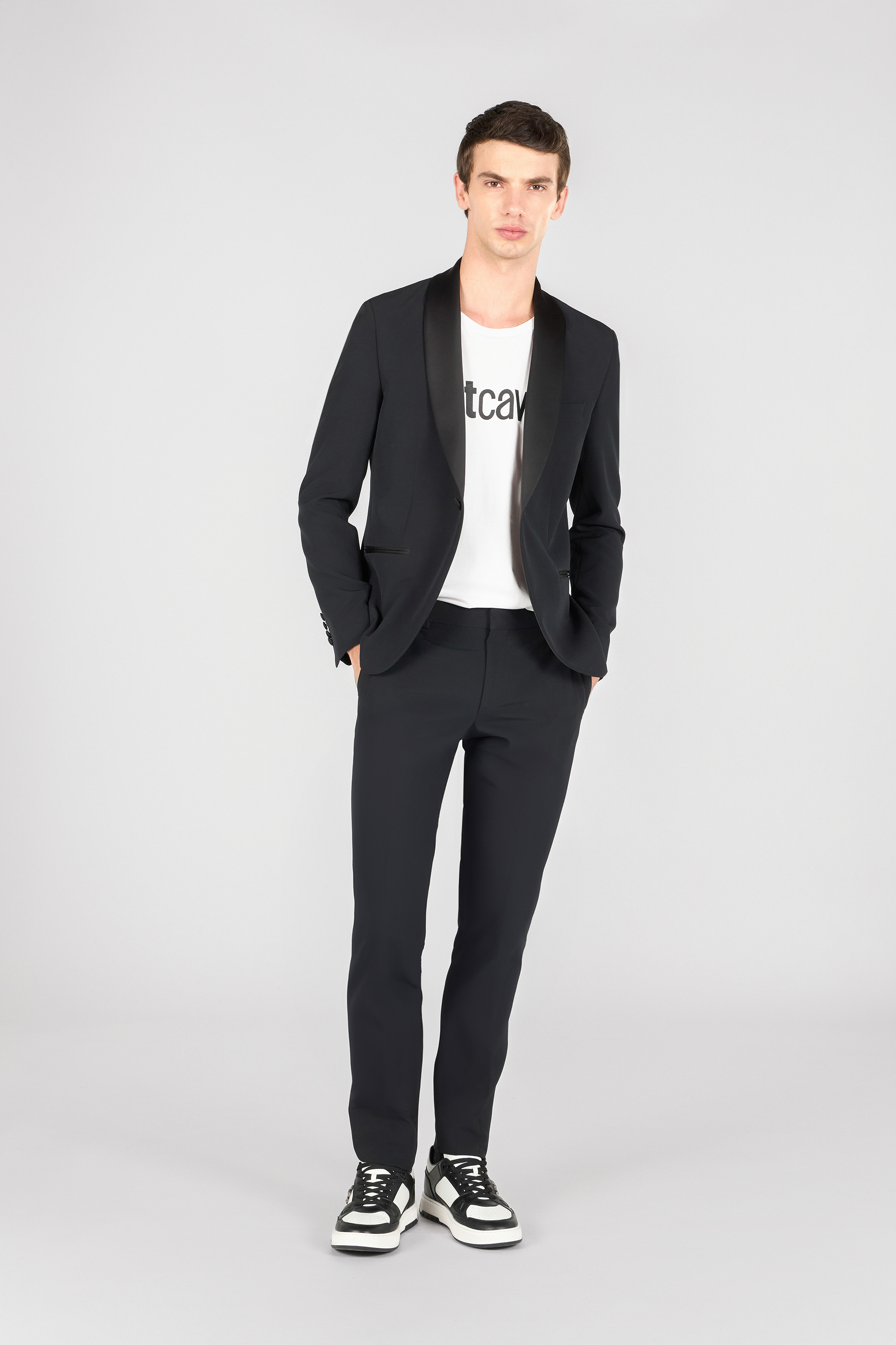 Shop Roberto Cavalli Anzug Mit Jacke Mit Einem Knopf