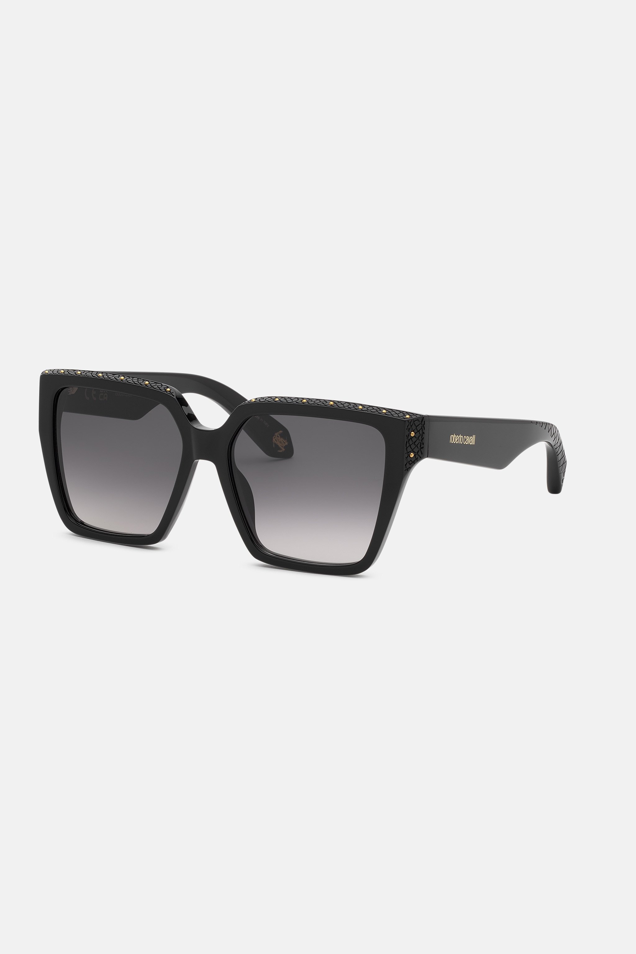 Roberto Cavalli Wide And Femenine Sunglasses In Black