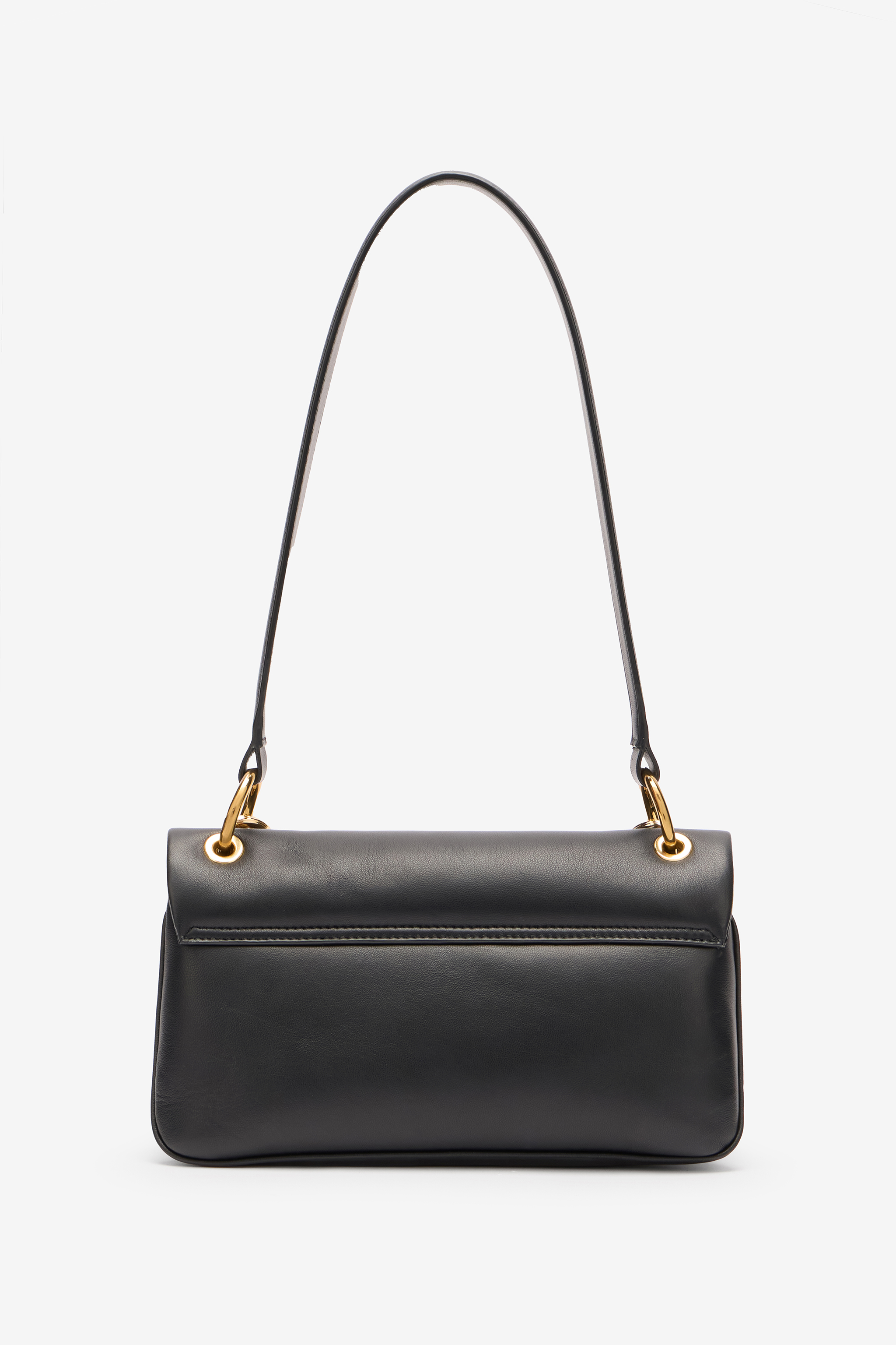 Roberto Cavalli Shoulder Bag With Chain And Charm In Black