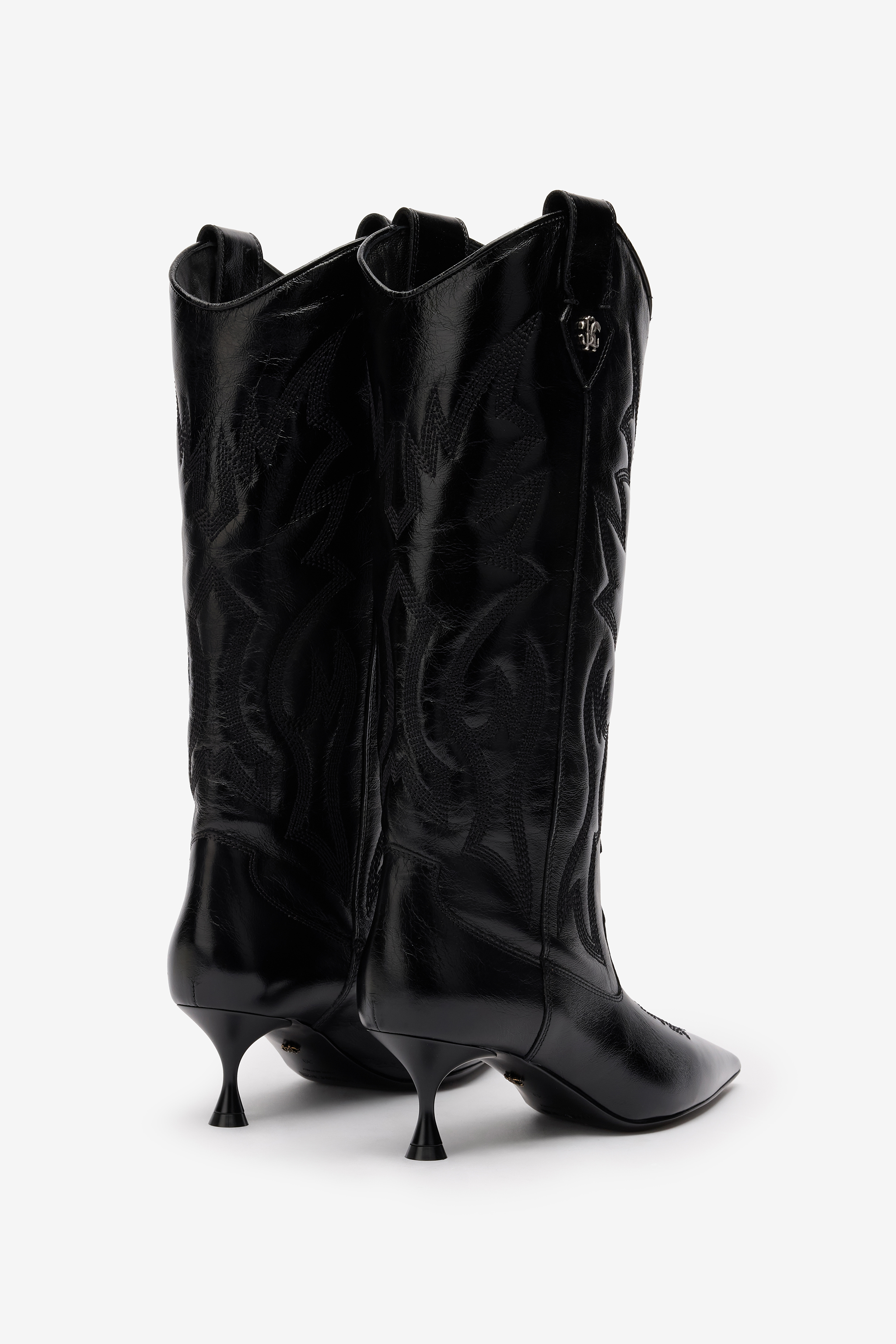 Roberto Cavalli Boots With Quilted Motif In Black