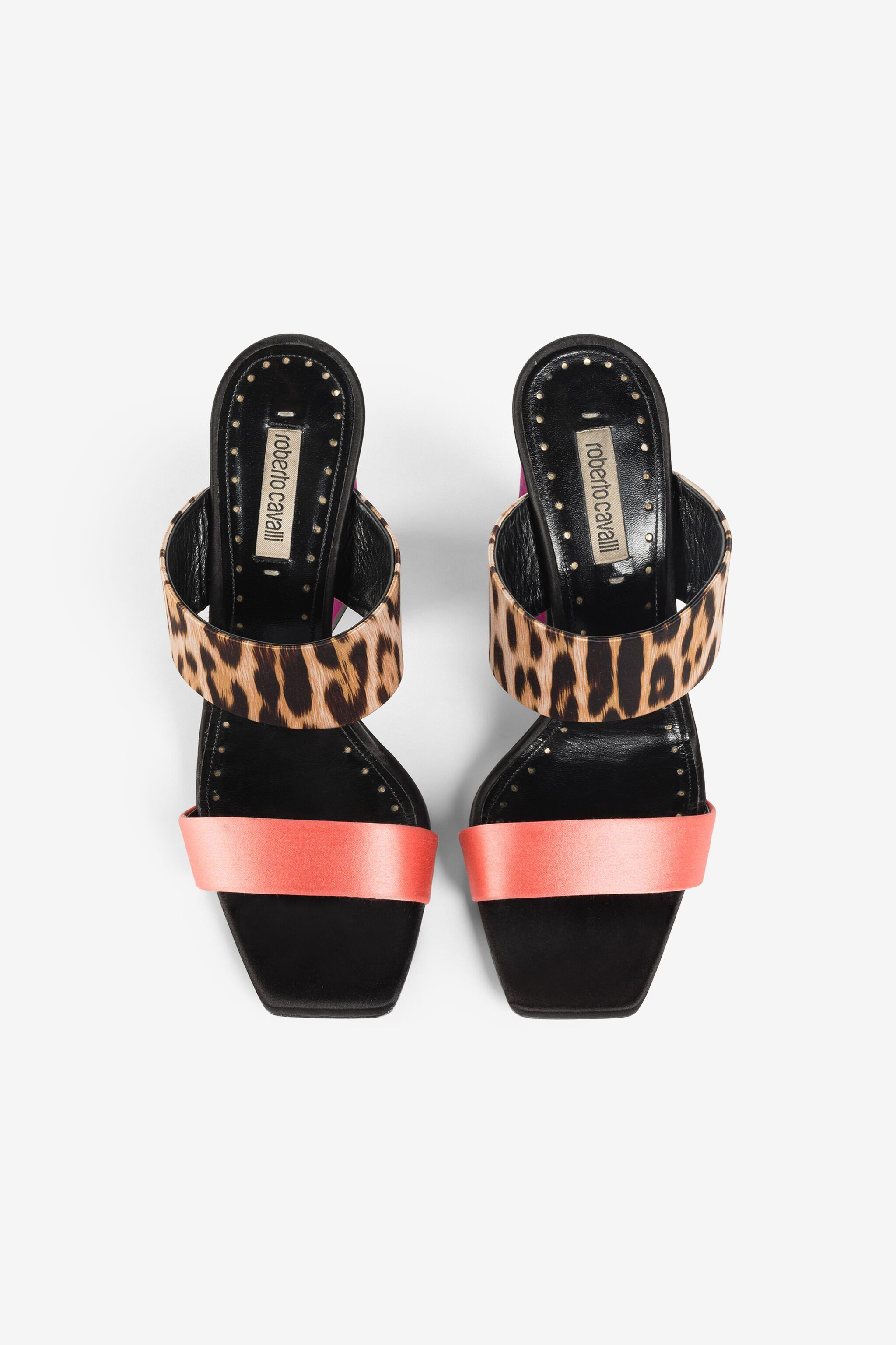 ROBERTO CAVALLI SANDALEN MIT JAGUAR-PRINT