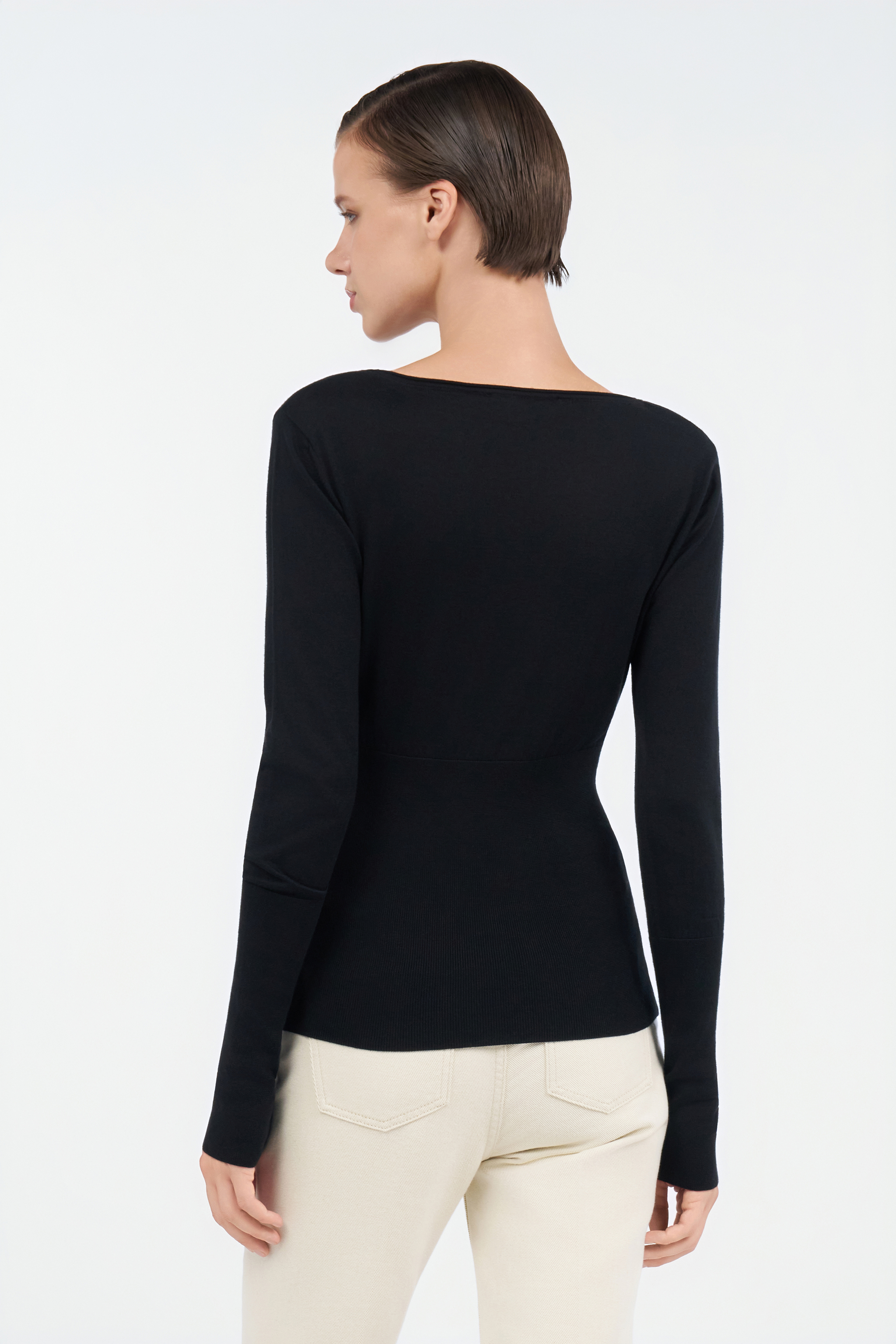 Roberto Cavalli Long-sleeve Sweater In Black