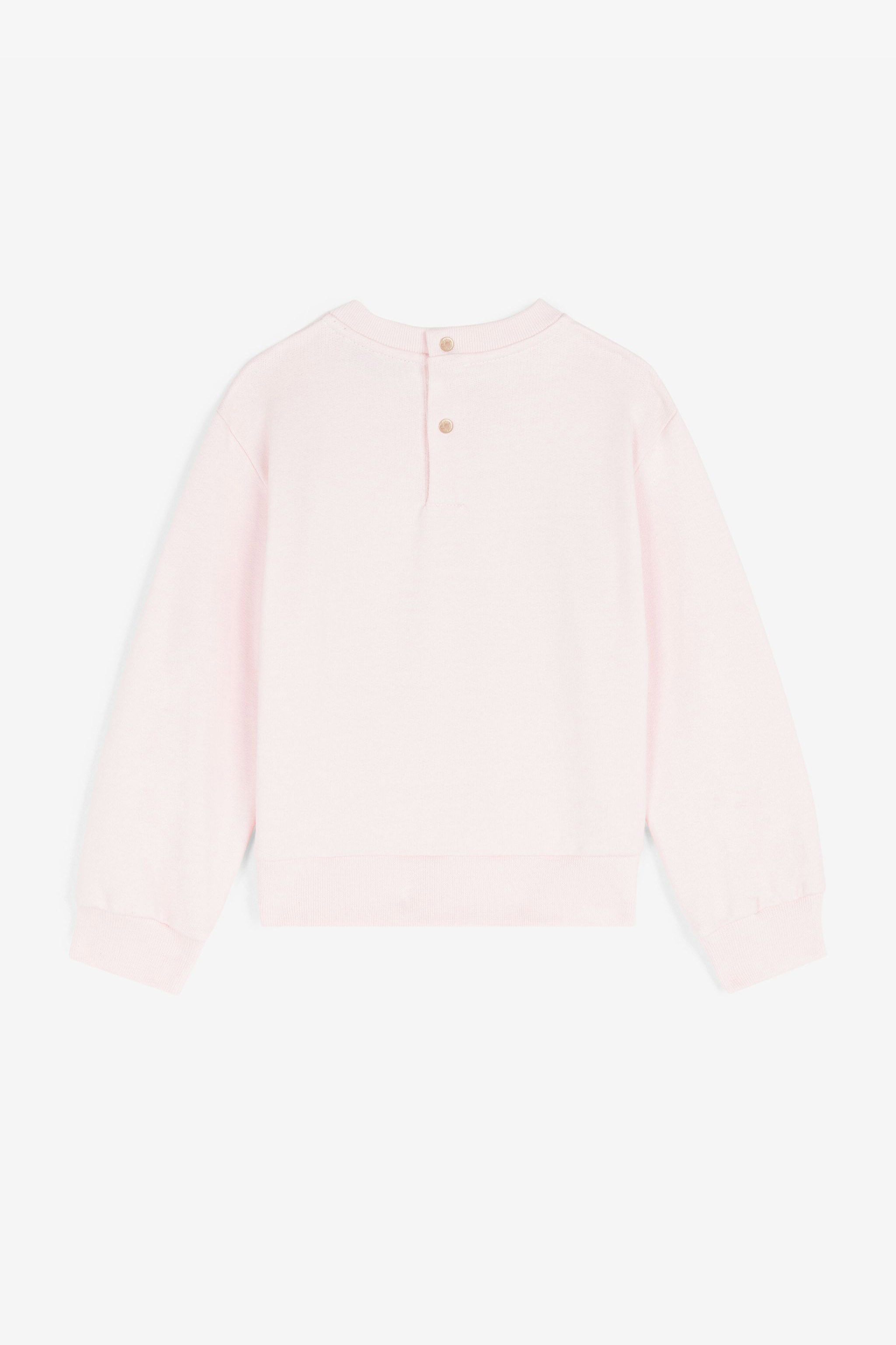 Roberto Cavalli Teddy Bear-print Cotton Sweatshirt In Pink