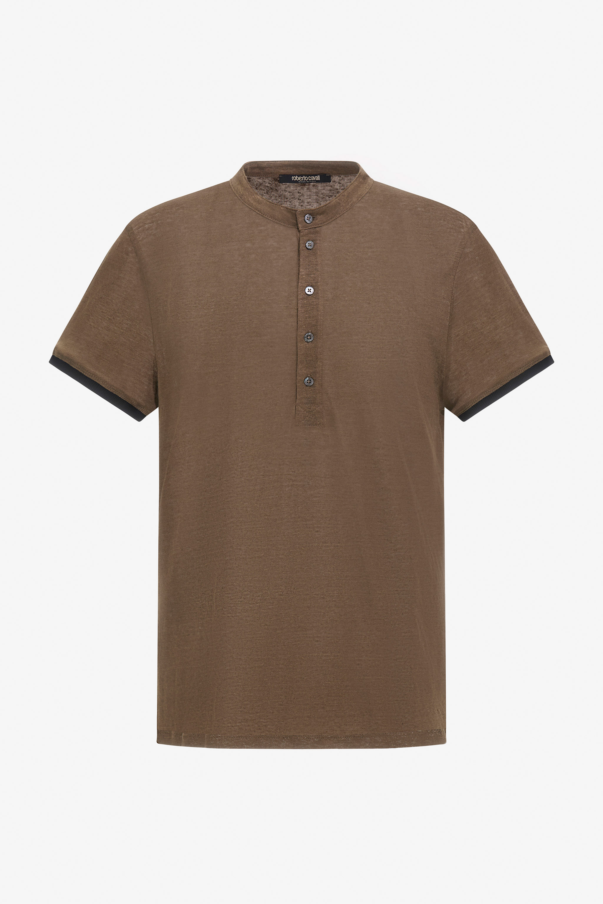 Roberto Cavalli Men's Dark/Green Polo Shirt - Ready To Wear