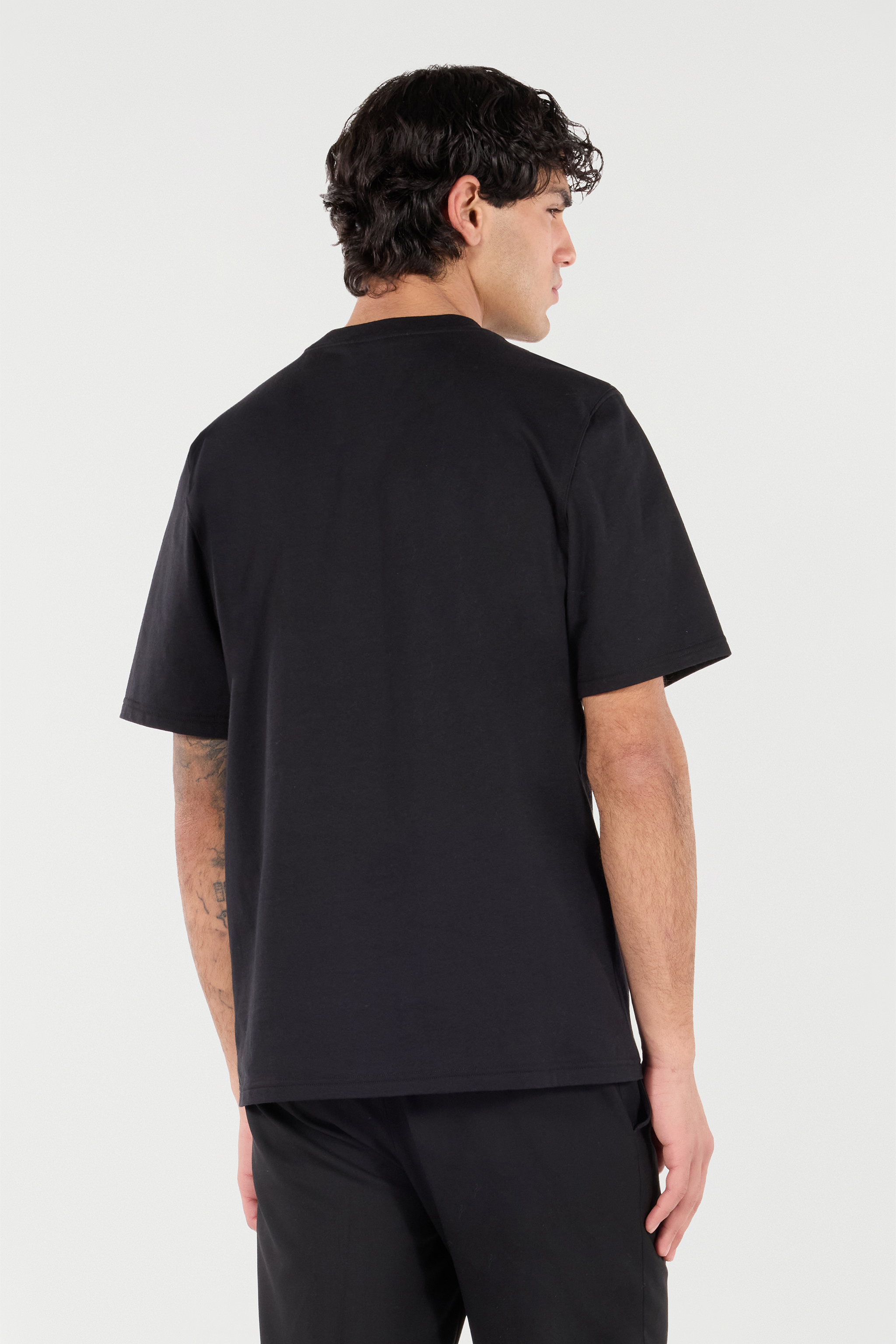 Roberto Cavalli Man T-shirt Black Size L Cotton