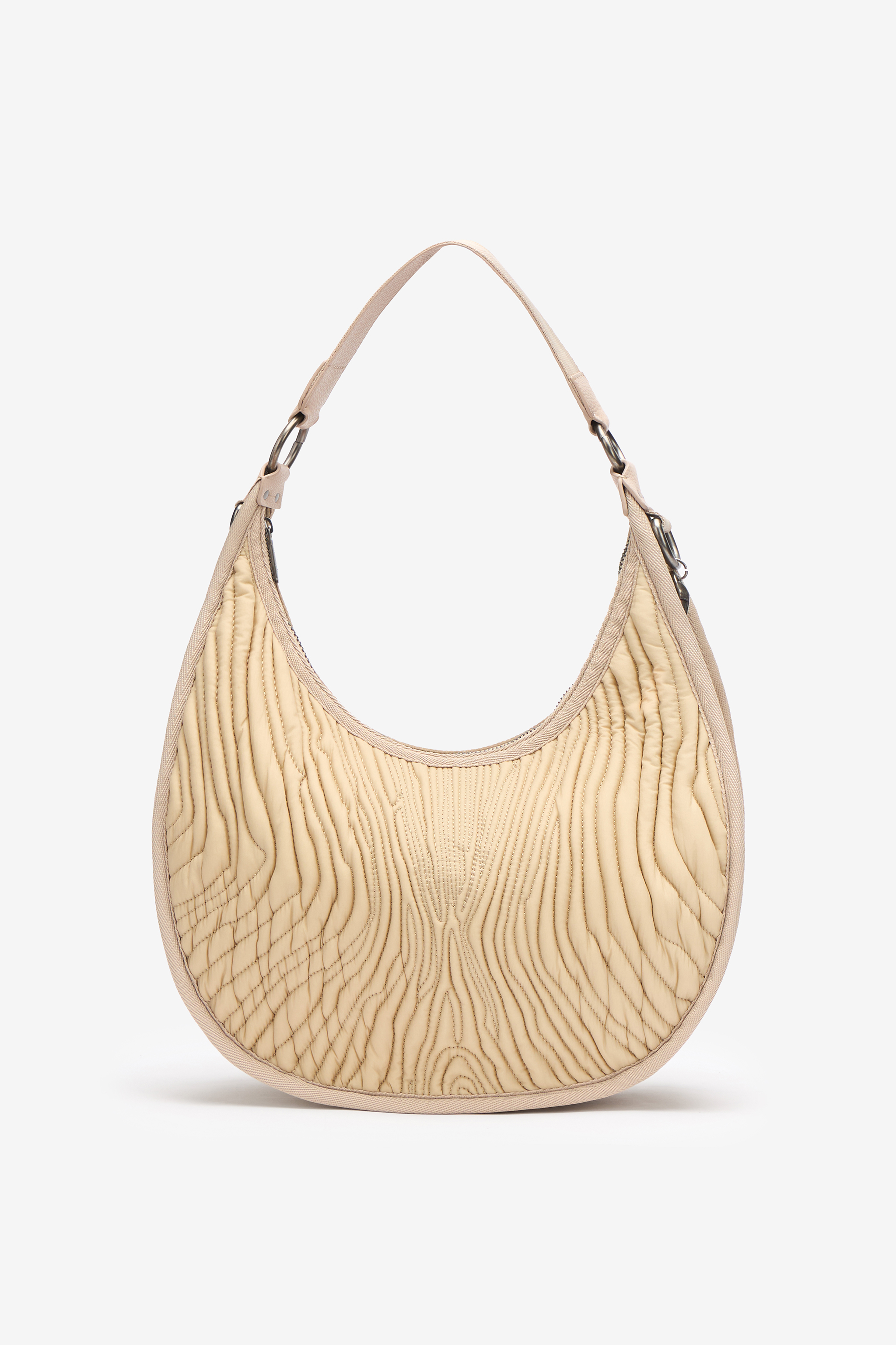 Roberto Cavalli Women's Light/Brown Medium Matelassé Bologna Bag - Bags
