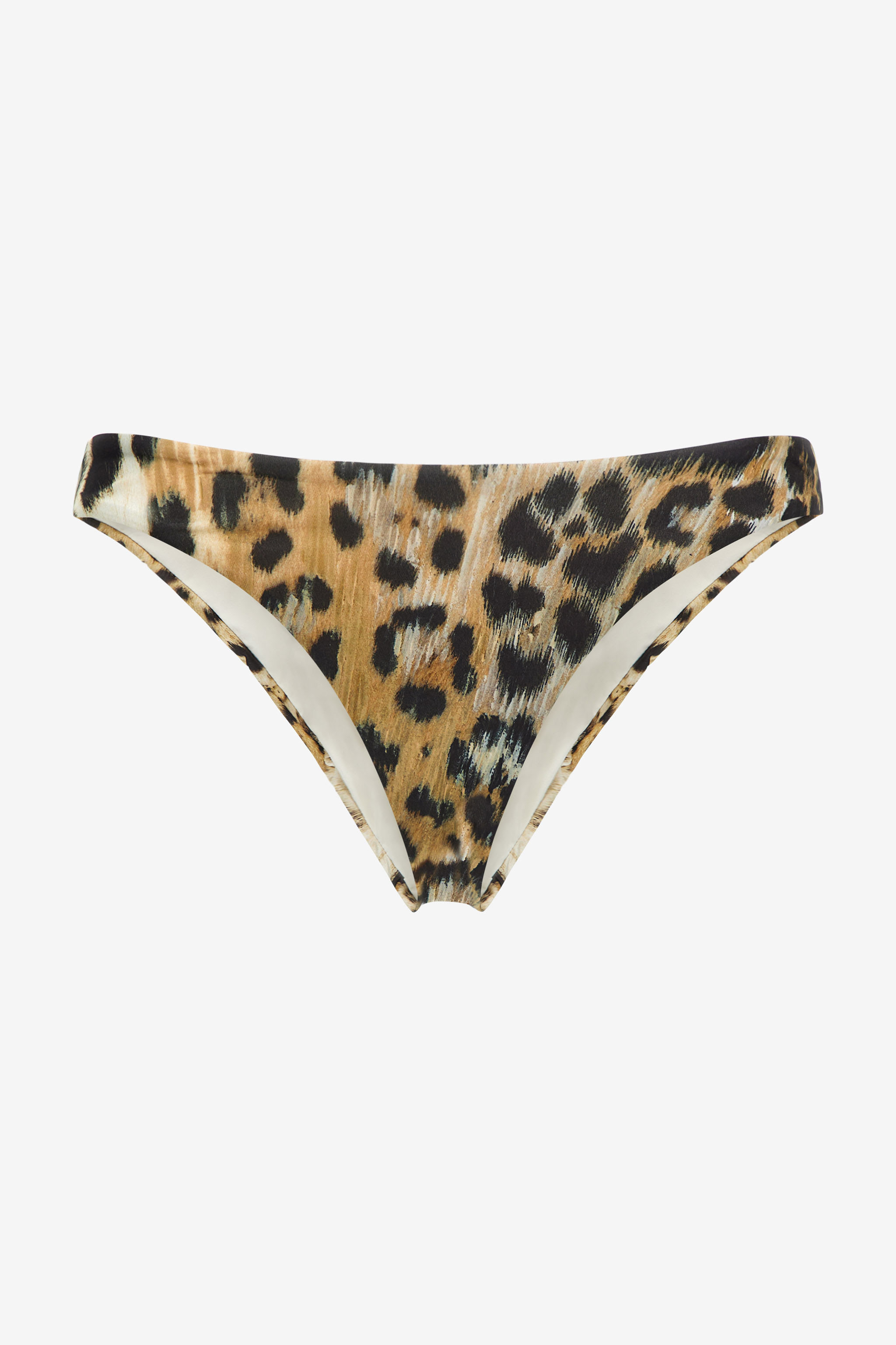 Roberto Cavalli Women's Light/Brown Slip Bikini Jaguar Skin - Beachwear
