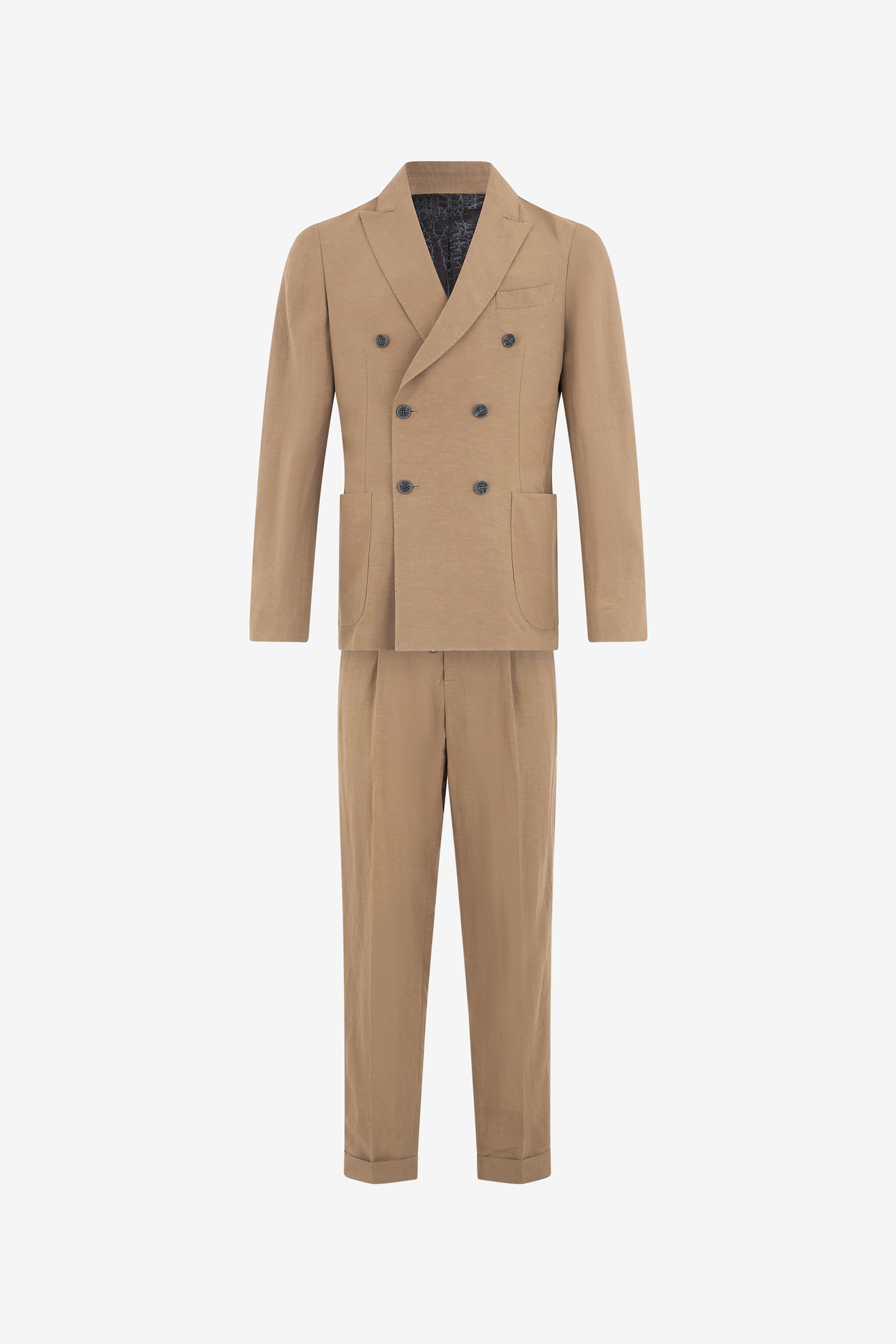 Roberto Cavalli Camel Man Suit In Light Brown