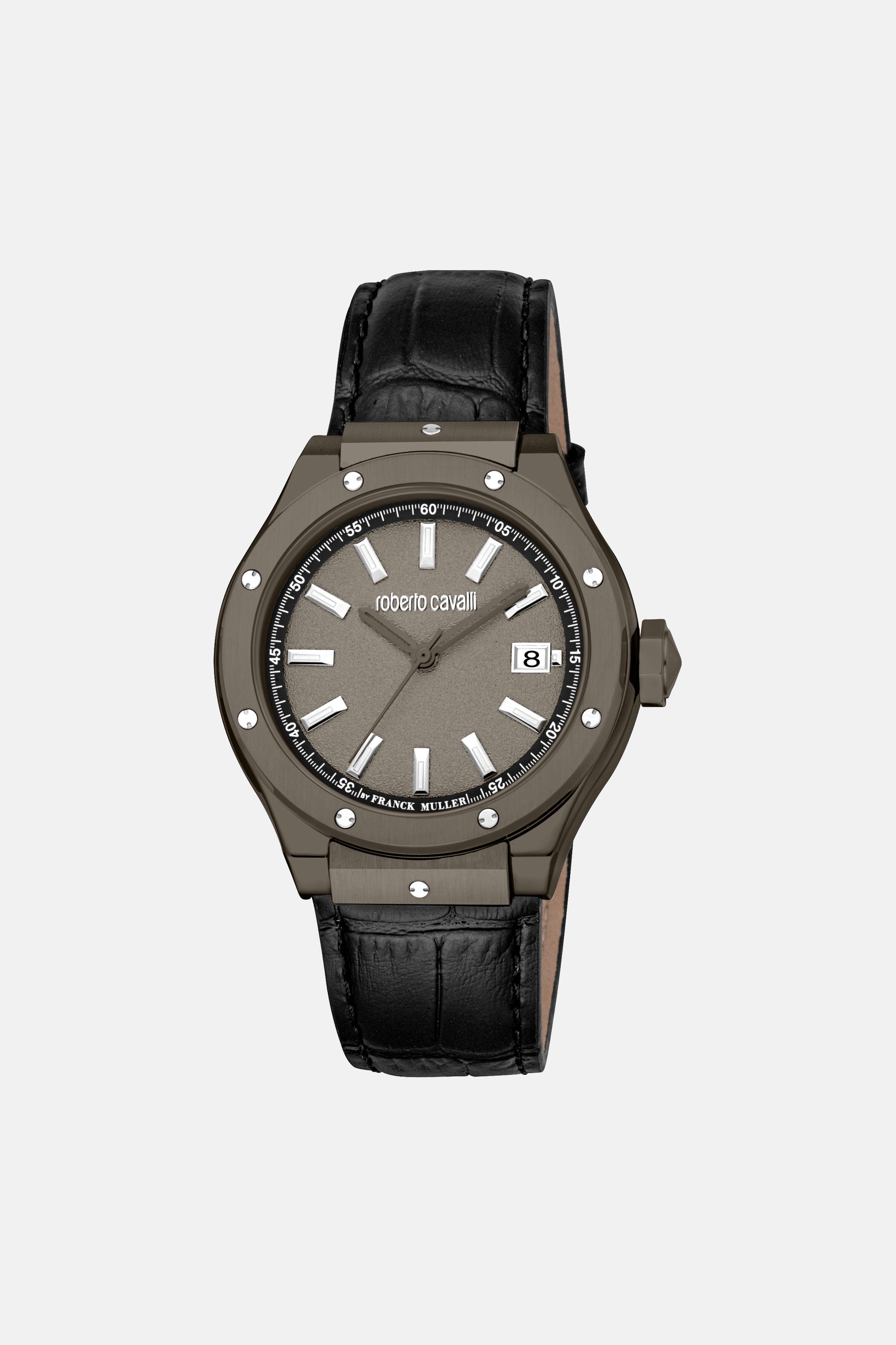 Roberto Cavalli by Franck Muller Men watch in Black for Men