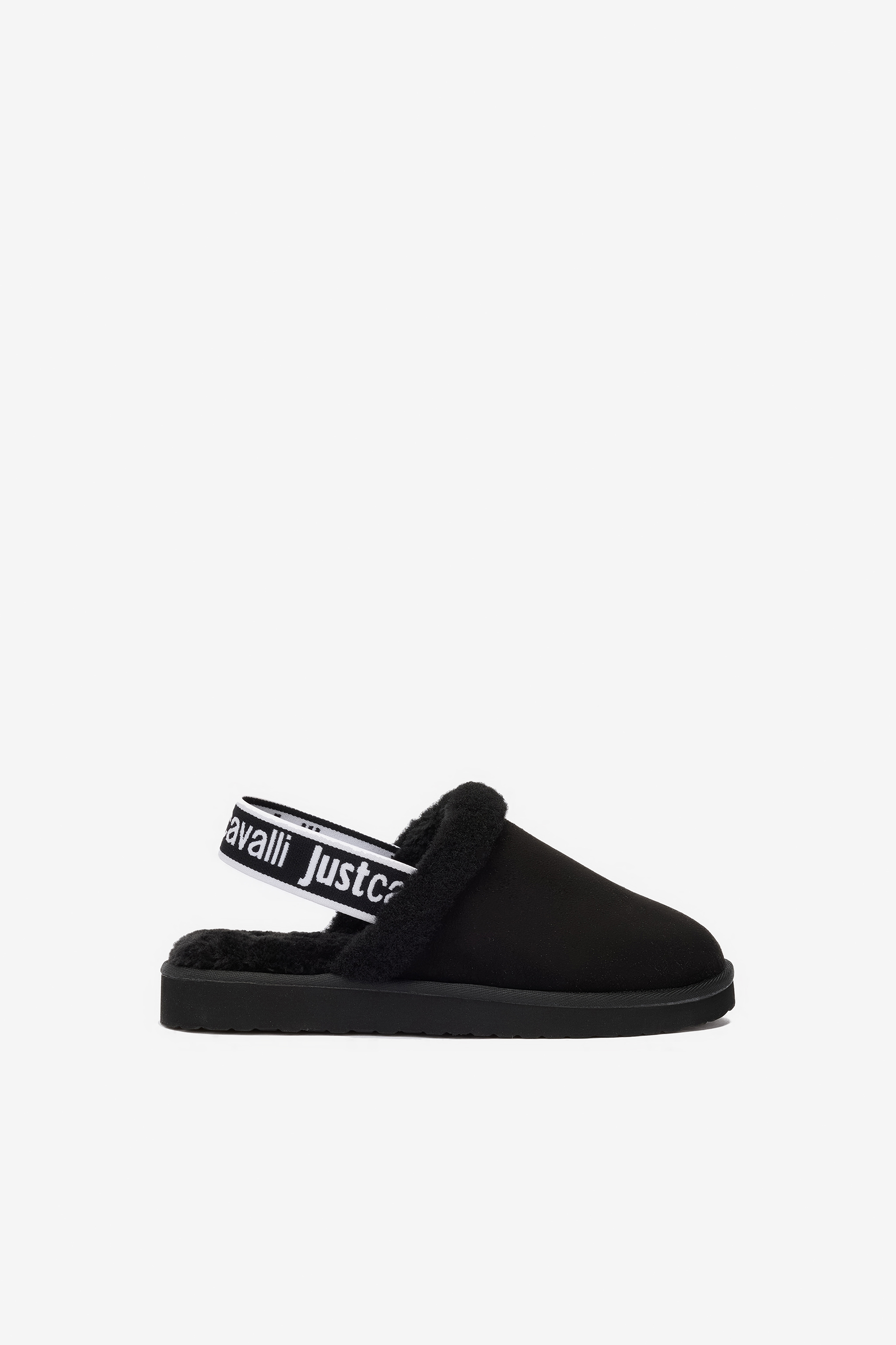 Roberto Cavalli Women's Black Comfy Style Sabot Shoes - Sabot