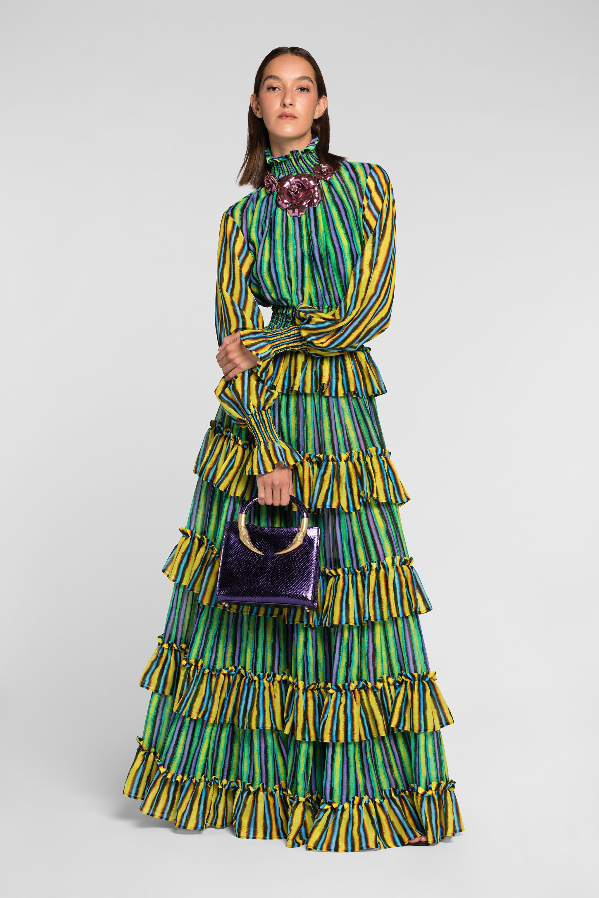 Baidera Print Silk Top