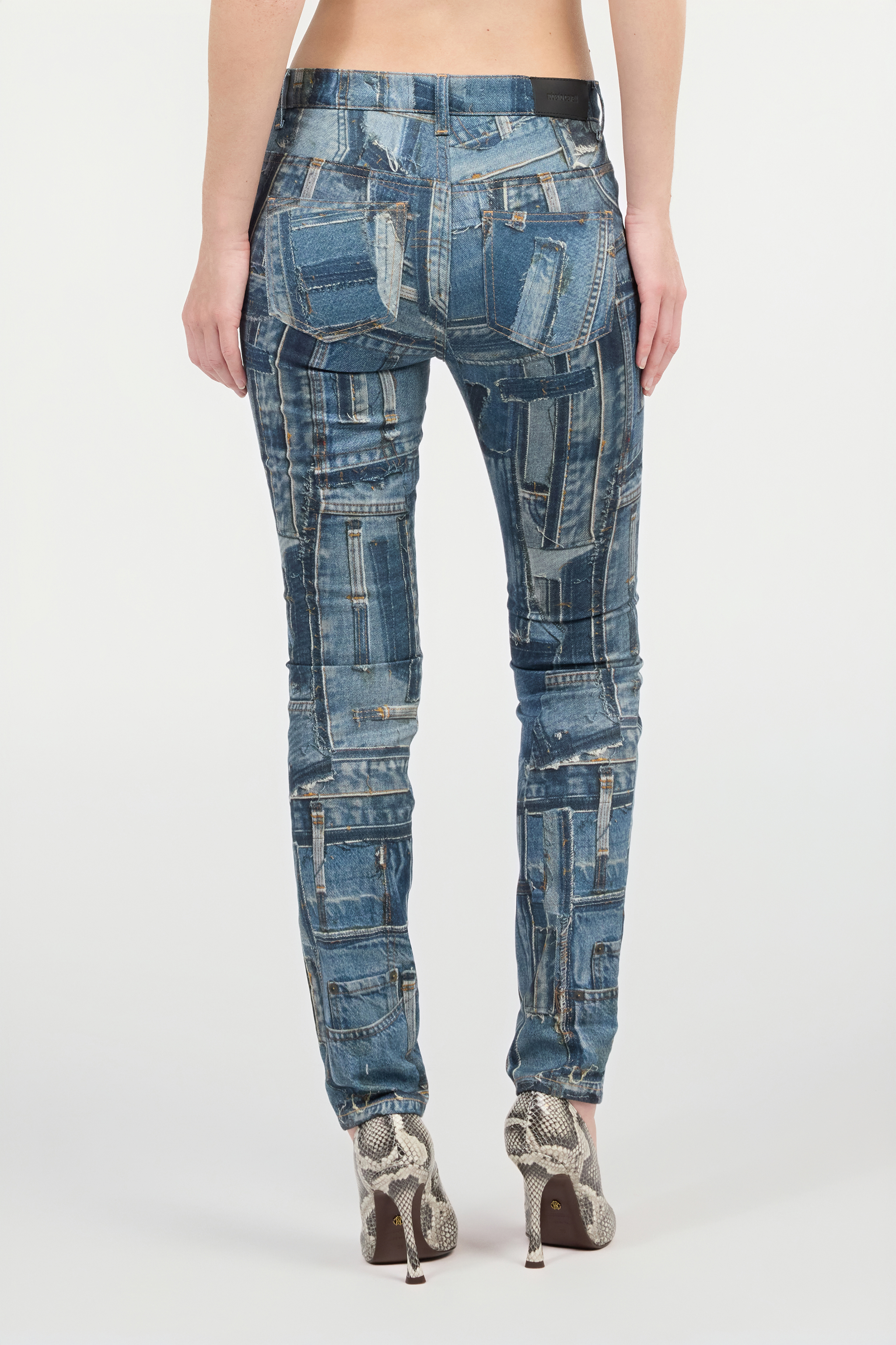 ROBERTO CAVALLI SKINNY JEANS DER PATCHWORK CAPSULE COLLECTION