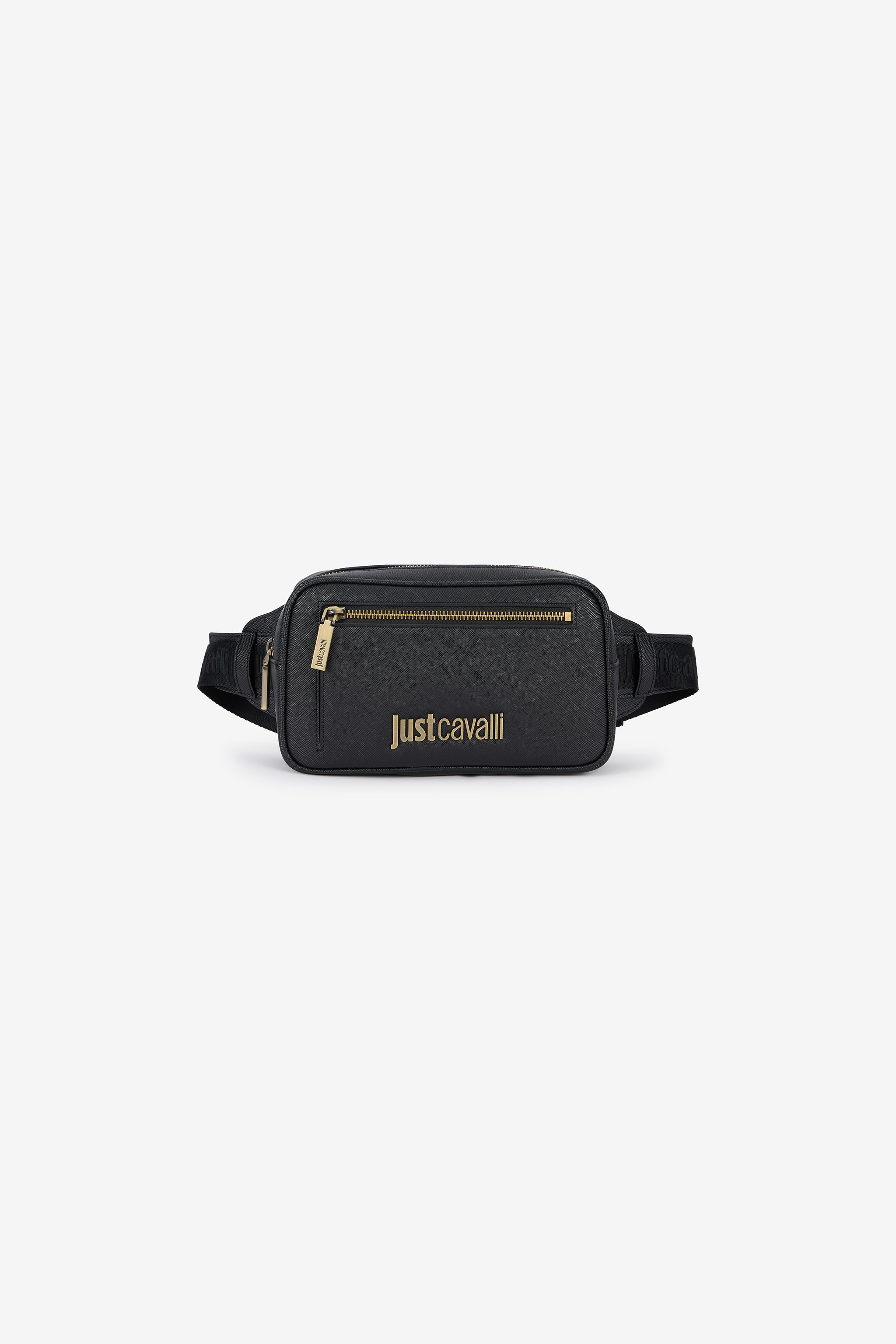 Black Belt Bag With Logo