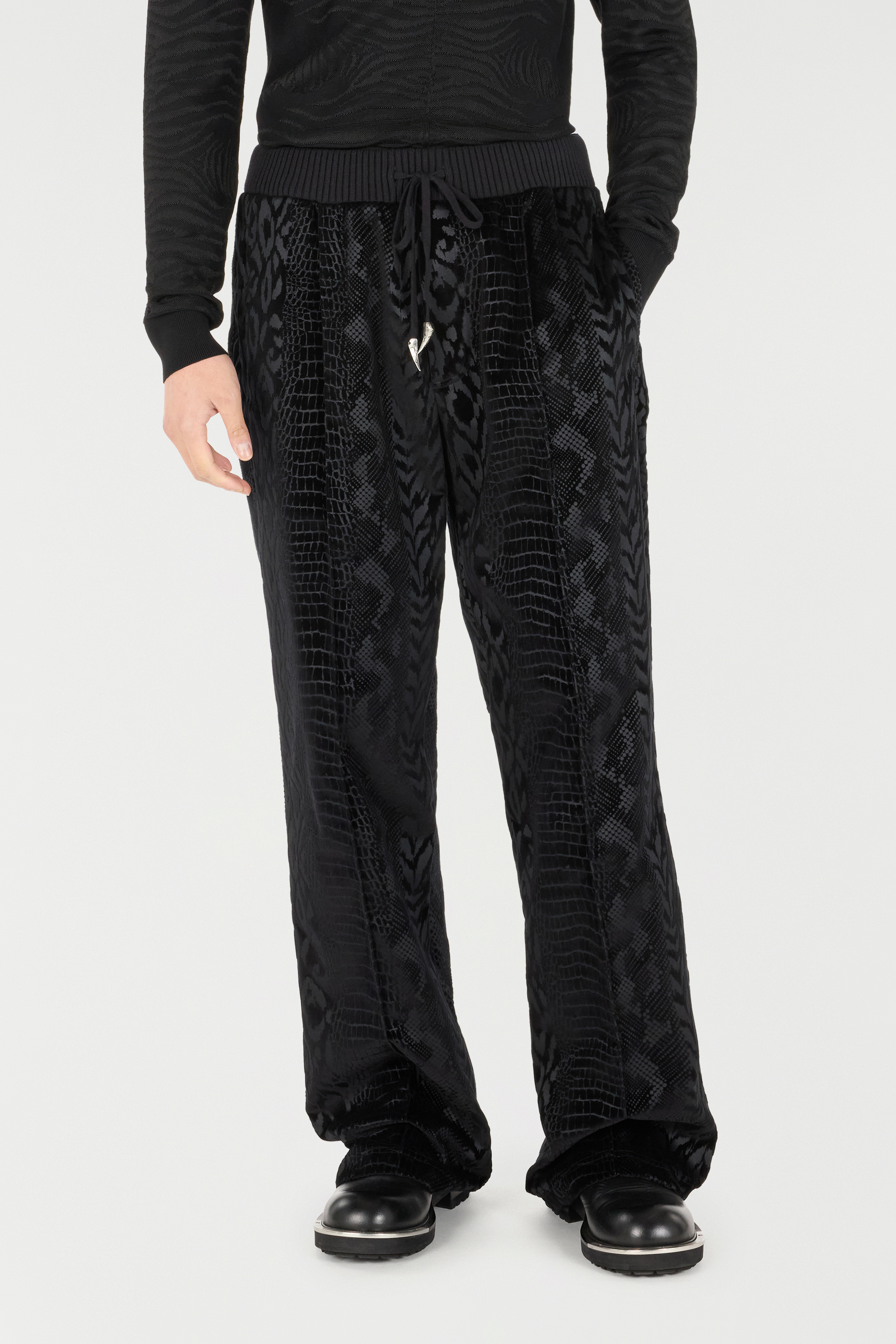 Roberto Cavalli Jogginghose Mit Animal-print In Black