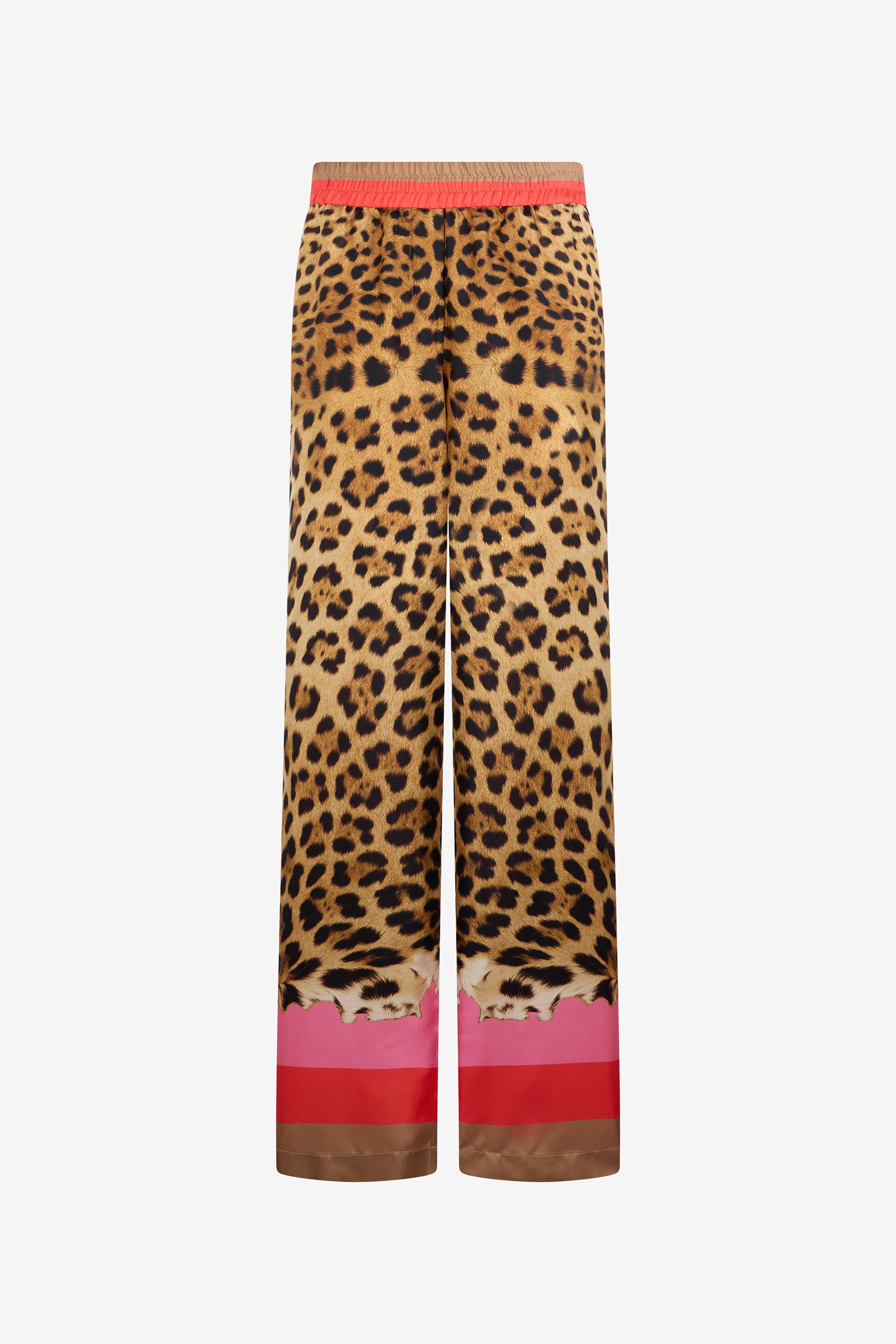 Roberto Cavalli Palazzo Pants with Cavalli Pop Print
