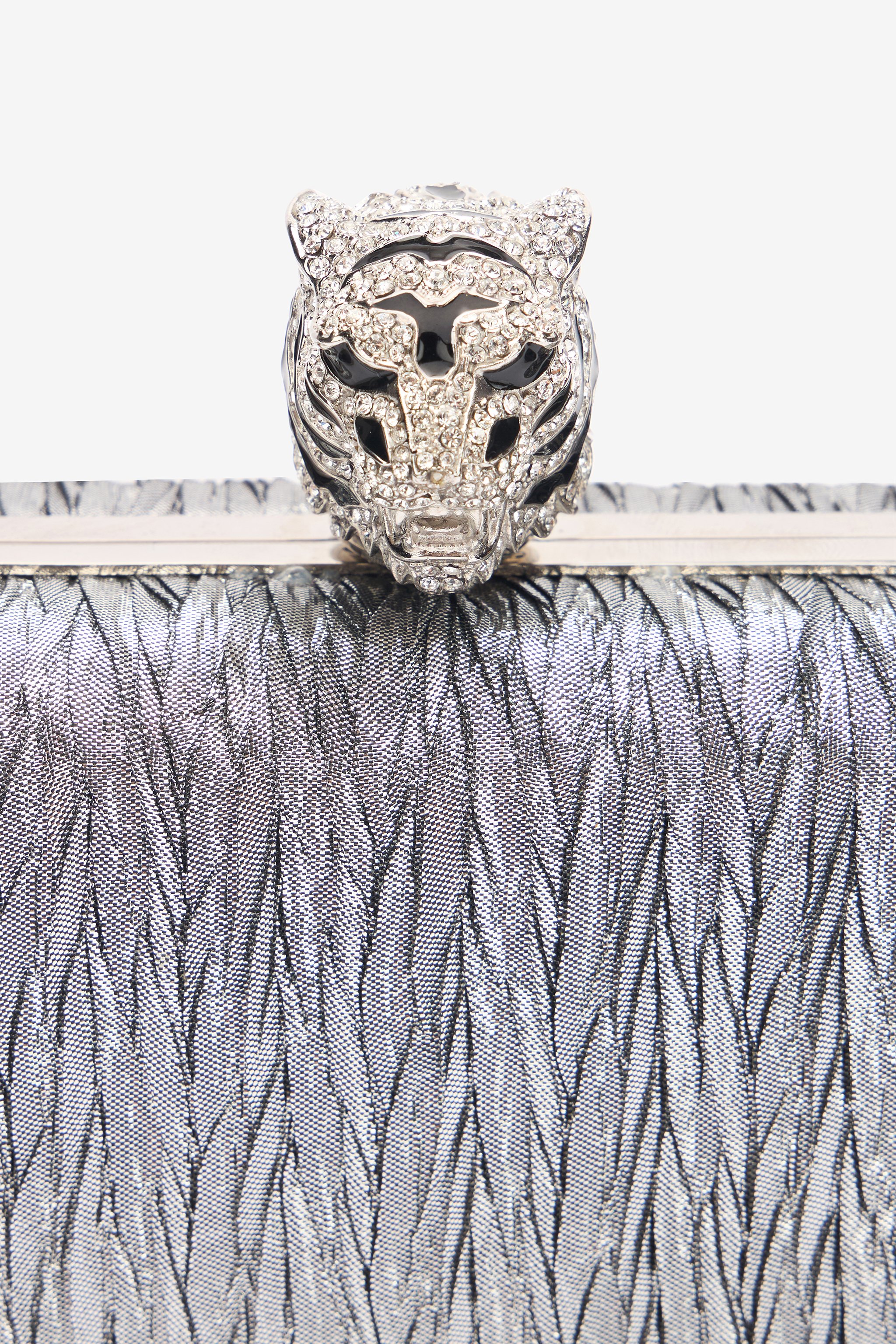 ROBERTO CAVALLI CLUTCH MIT TIGER-VERSCHLUSS