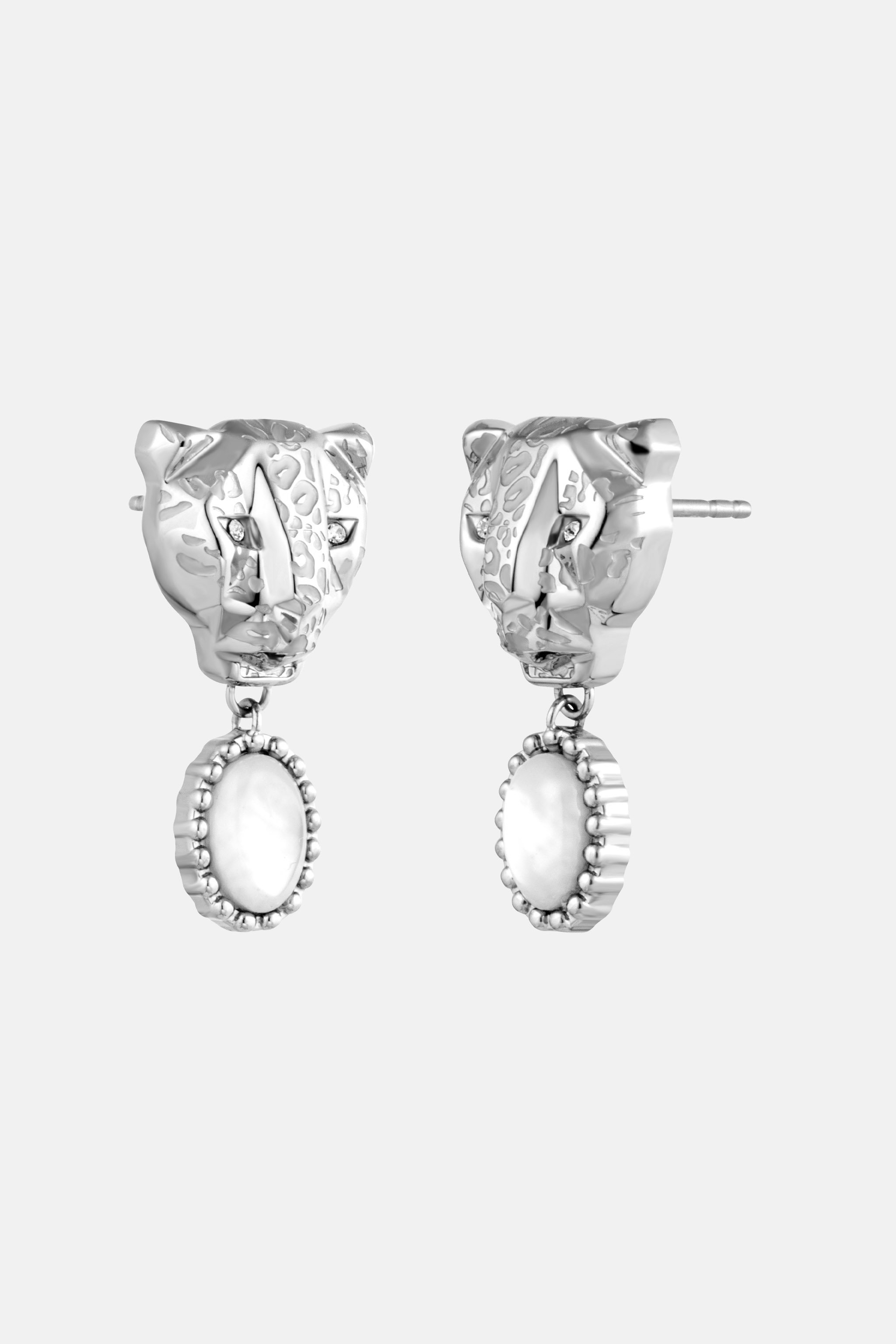 Roberto Cavalli Just Cavalli Earrings In Silver