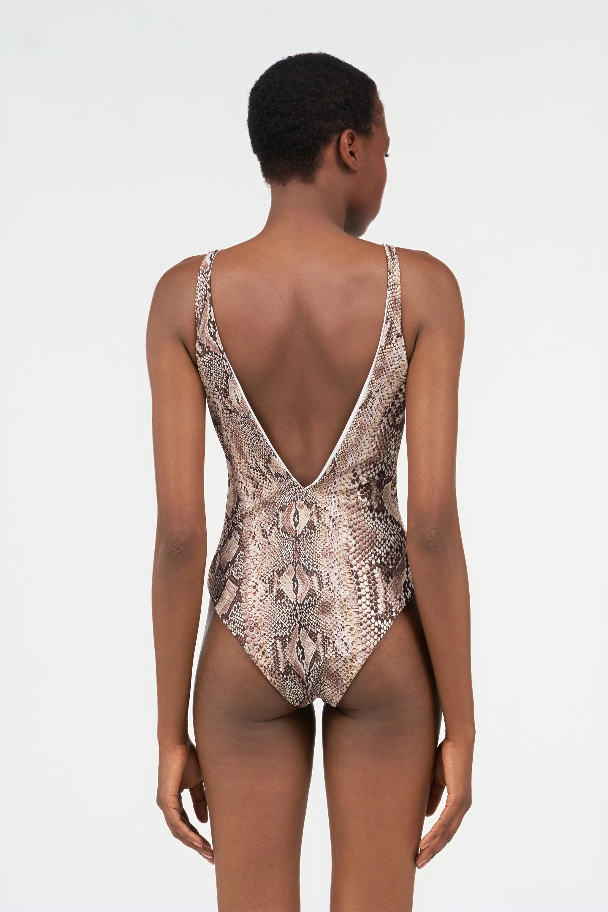  Roberto Cavalli Python Print Swimsuit - Female Ready To Wear Python M 