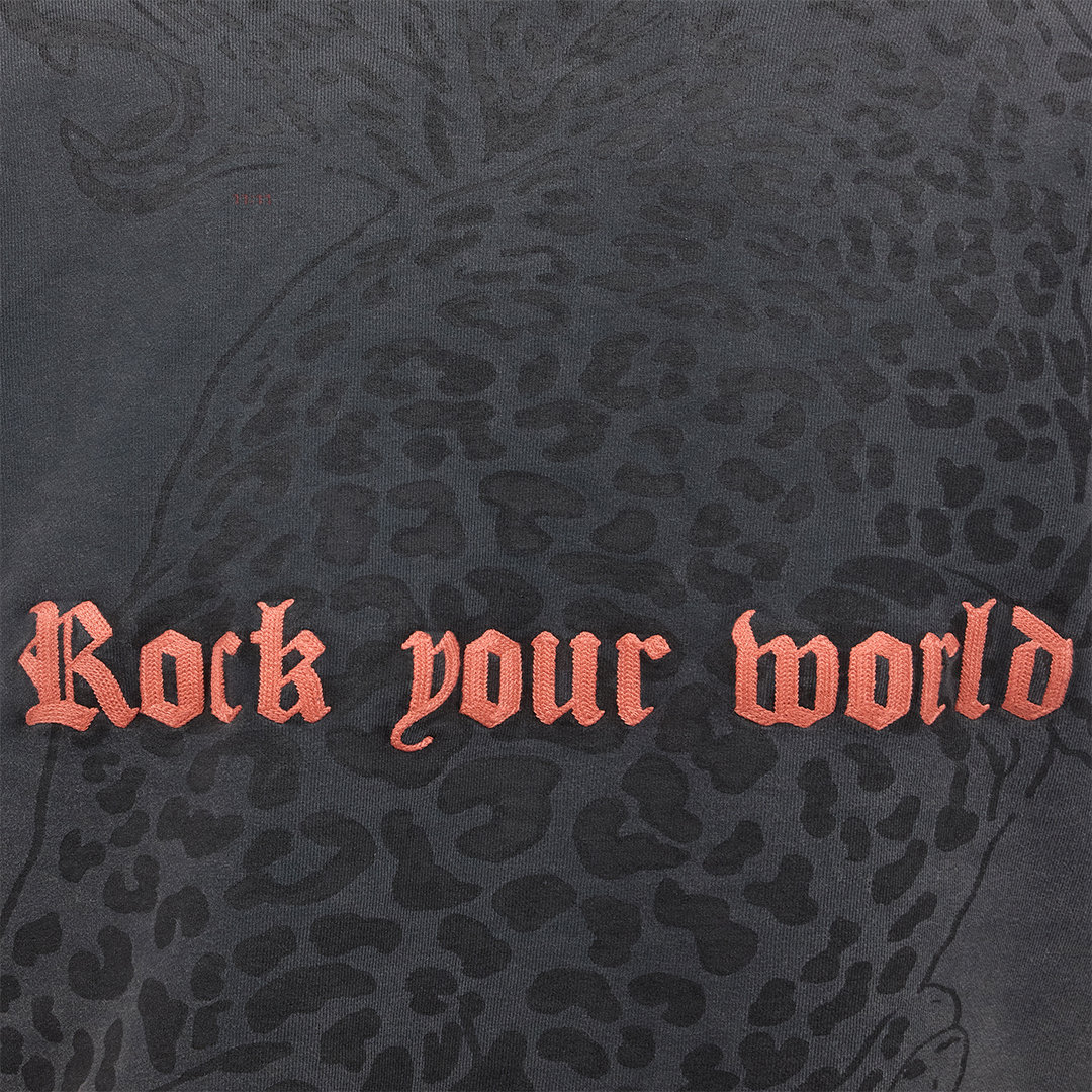 Sweatshirt With Jaguar And Lettering