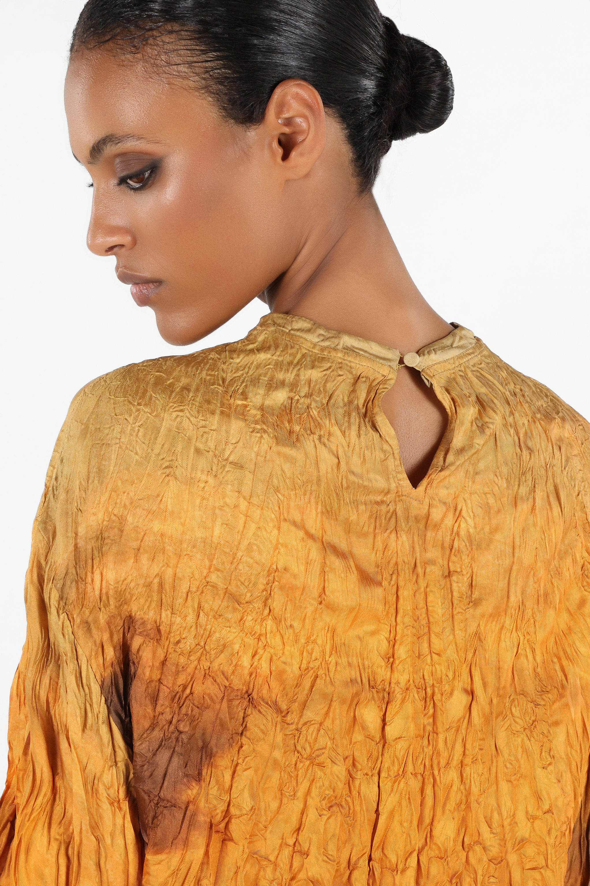 Roberto Cavalli T-shirt Mit Sunset-print In Orange