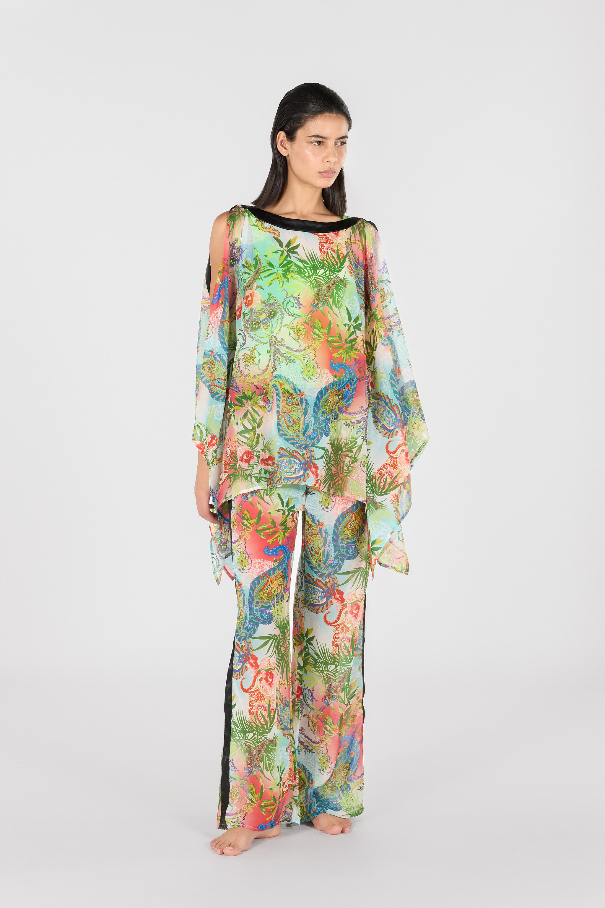 Roberto Cavalli Multicolor Woman Top In Multicolor