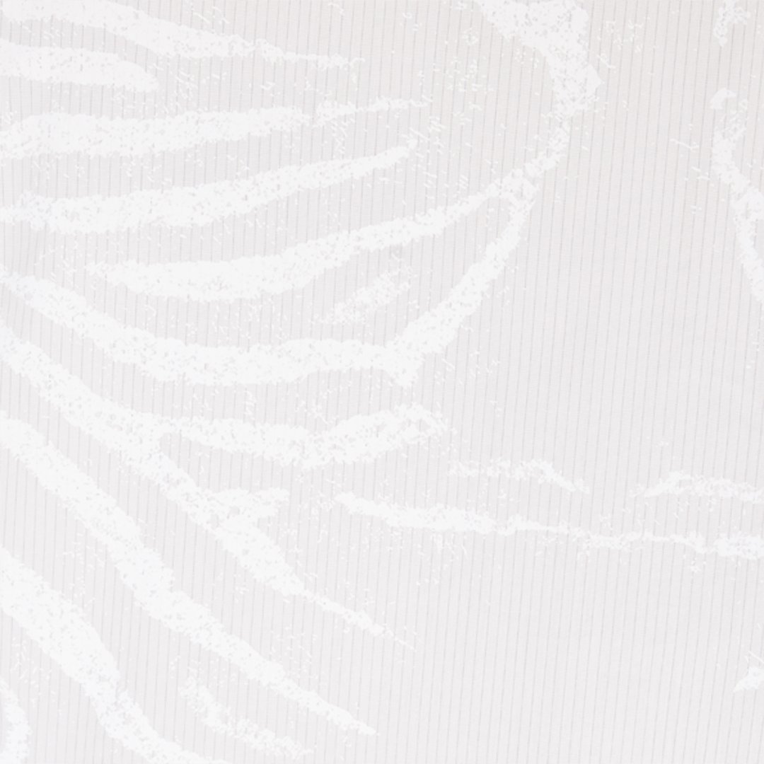 Roberto Cavalli Silk Shirt With Tiger Skin Print In White
