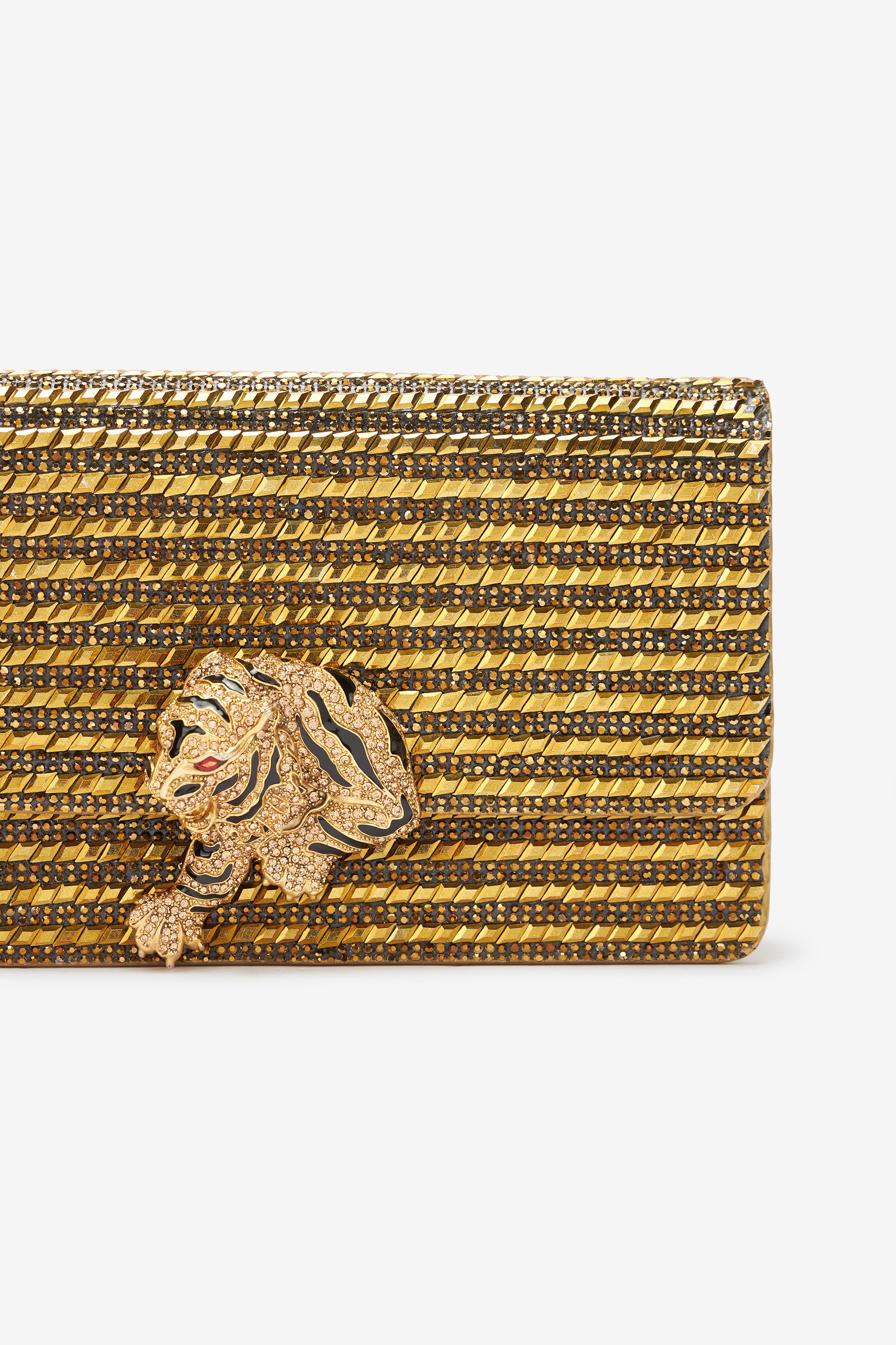 ROBERTO CAVALLI CLUTCH ROAR MIT KRISTALLEN