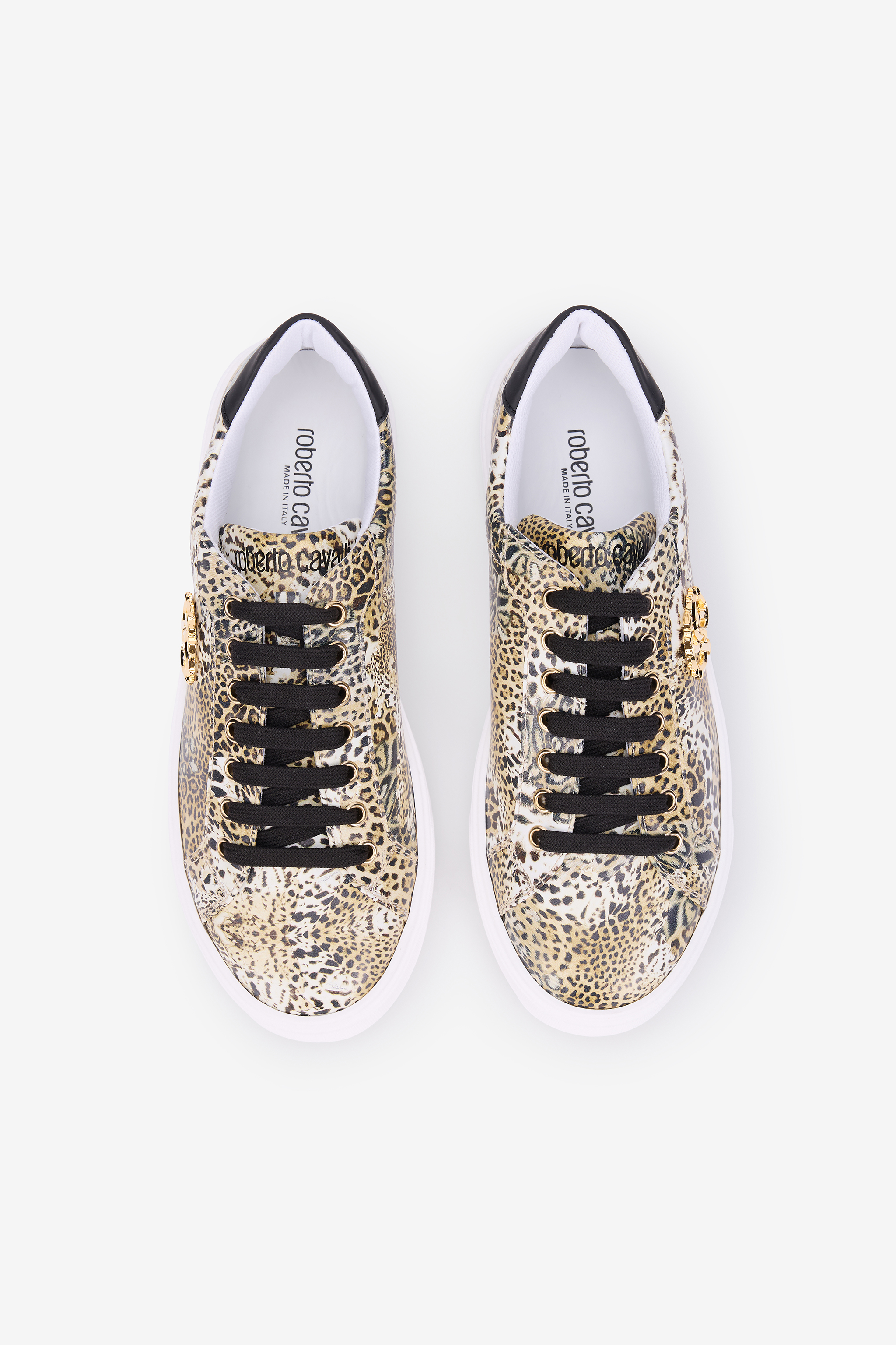 Leopard Print Sneaker with Monogram RC