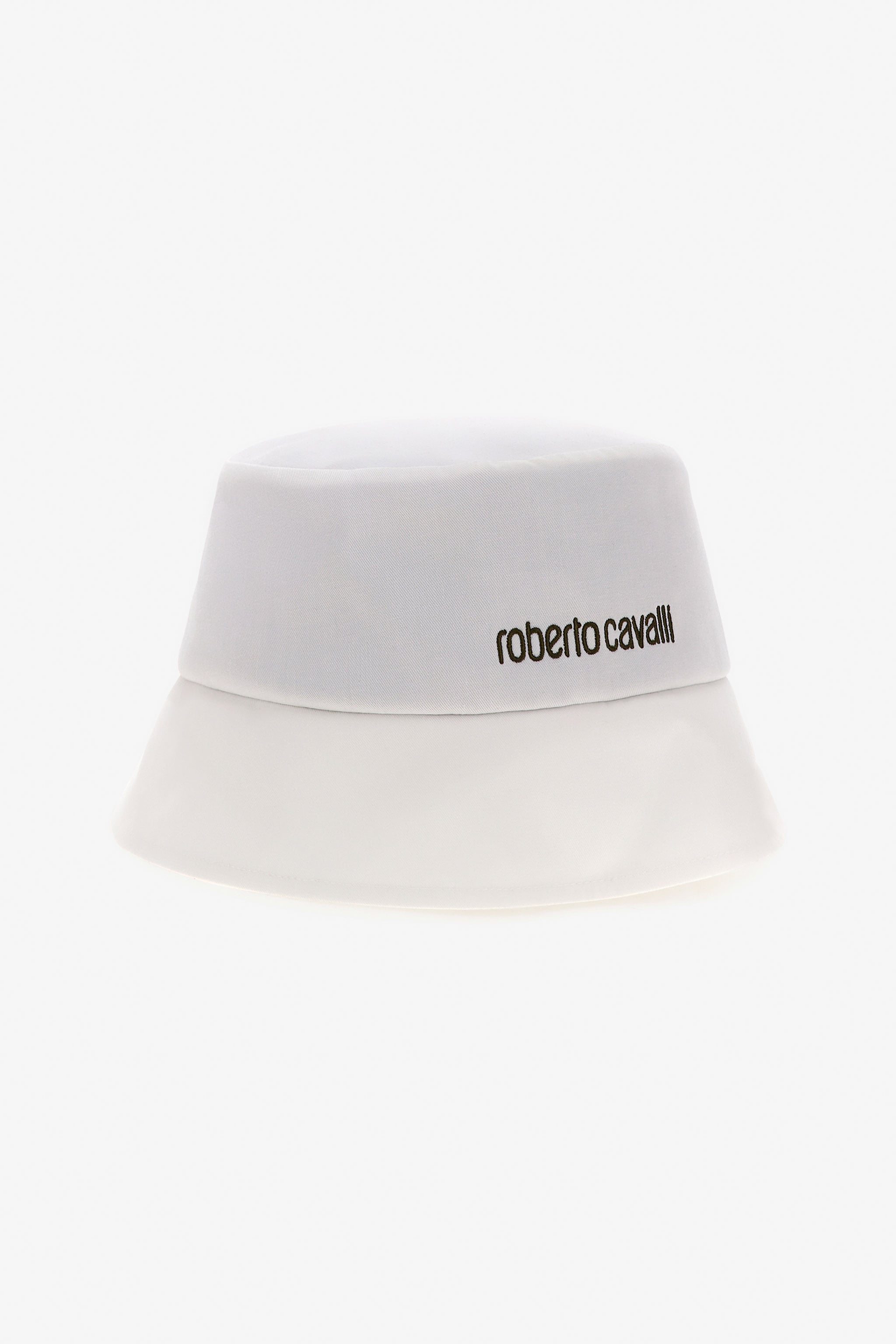 Roberto Cavalli Women's White Cap With Logo - Hats & Gloves