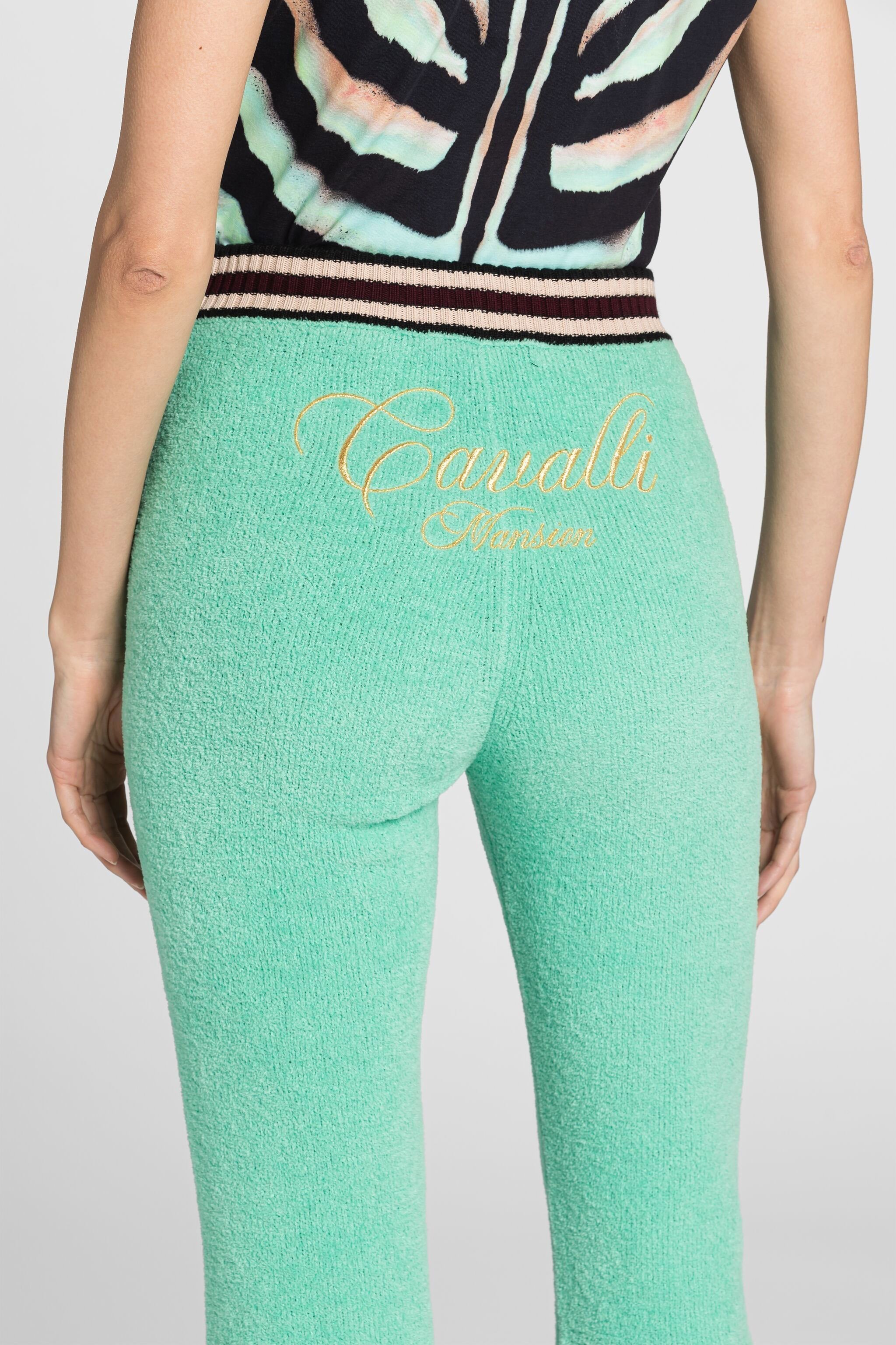 Logo-Embroidered Flared Sweatpants