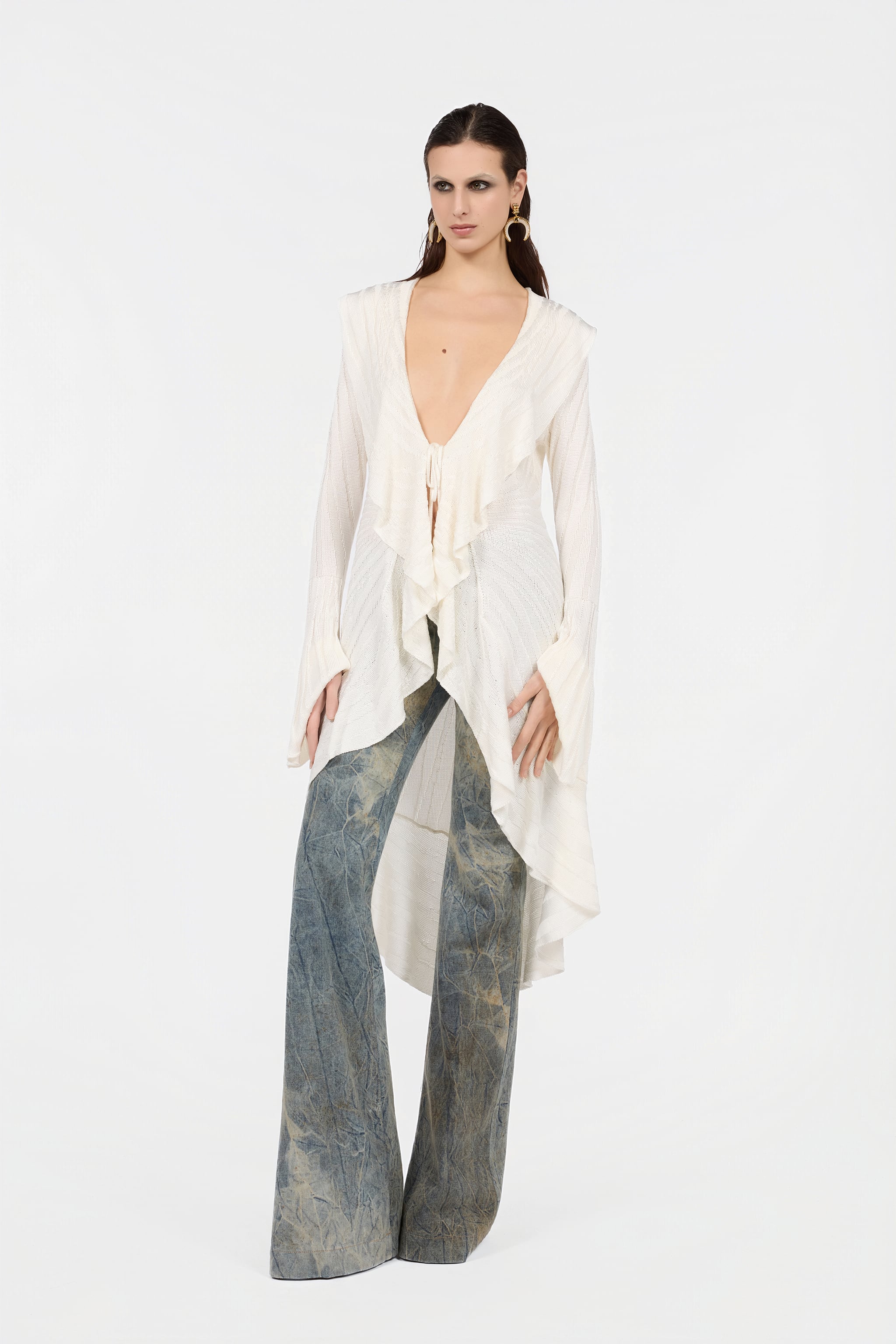 Roberto Cavalli Off-White Cardigan | Thumbnail 2
