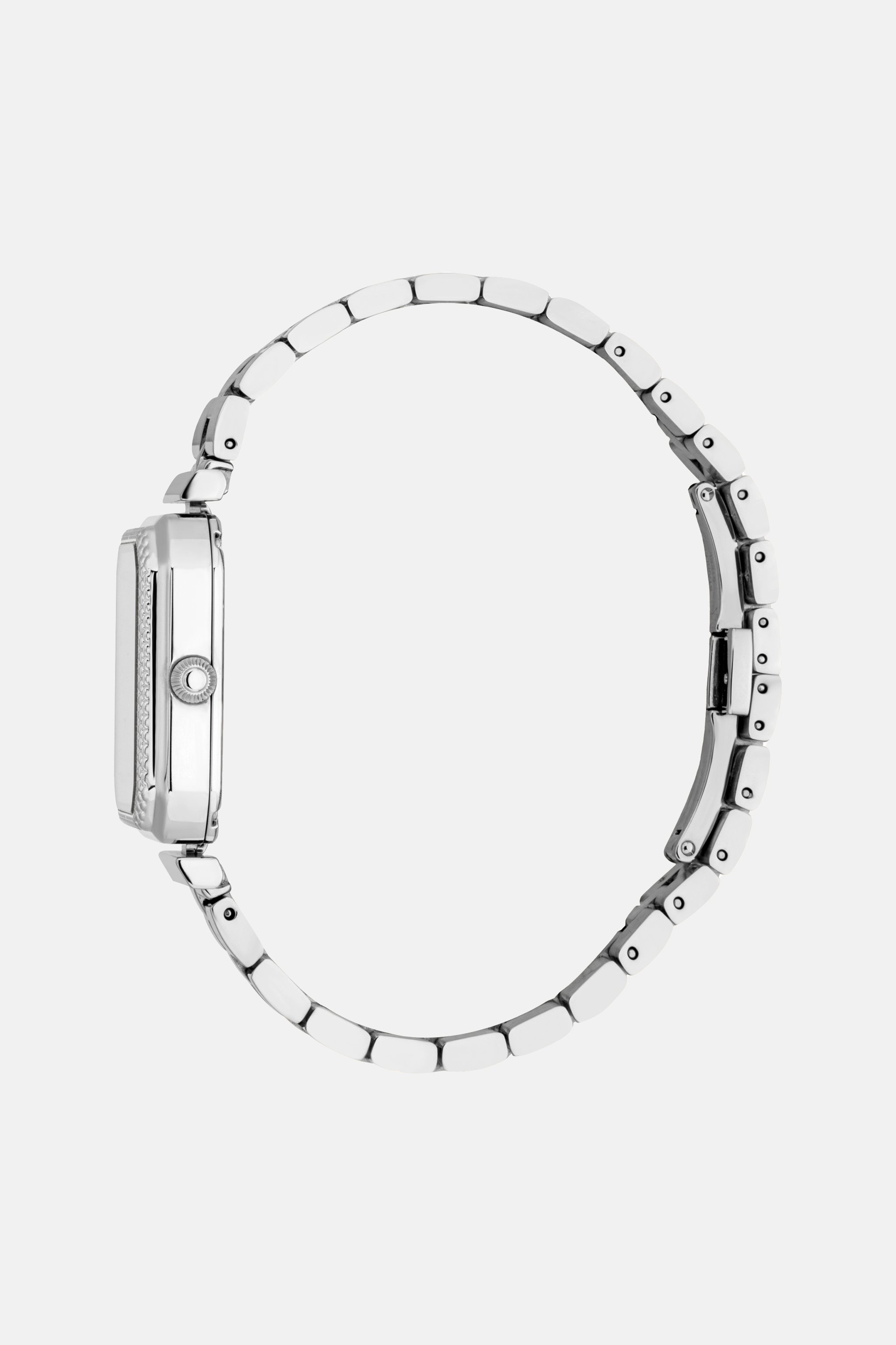 Roberto Cavalli By Franck Muller Logo Watch In Silver