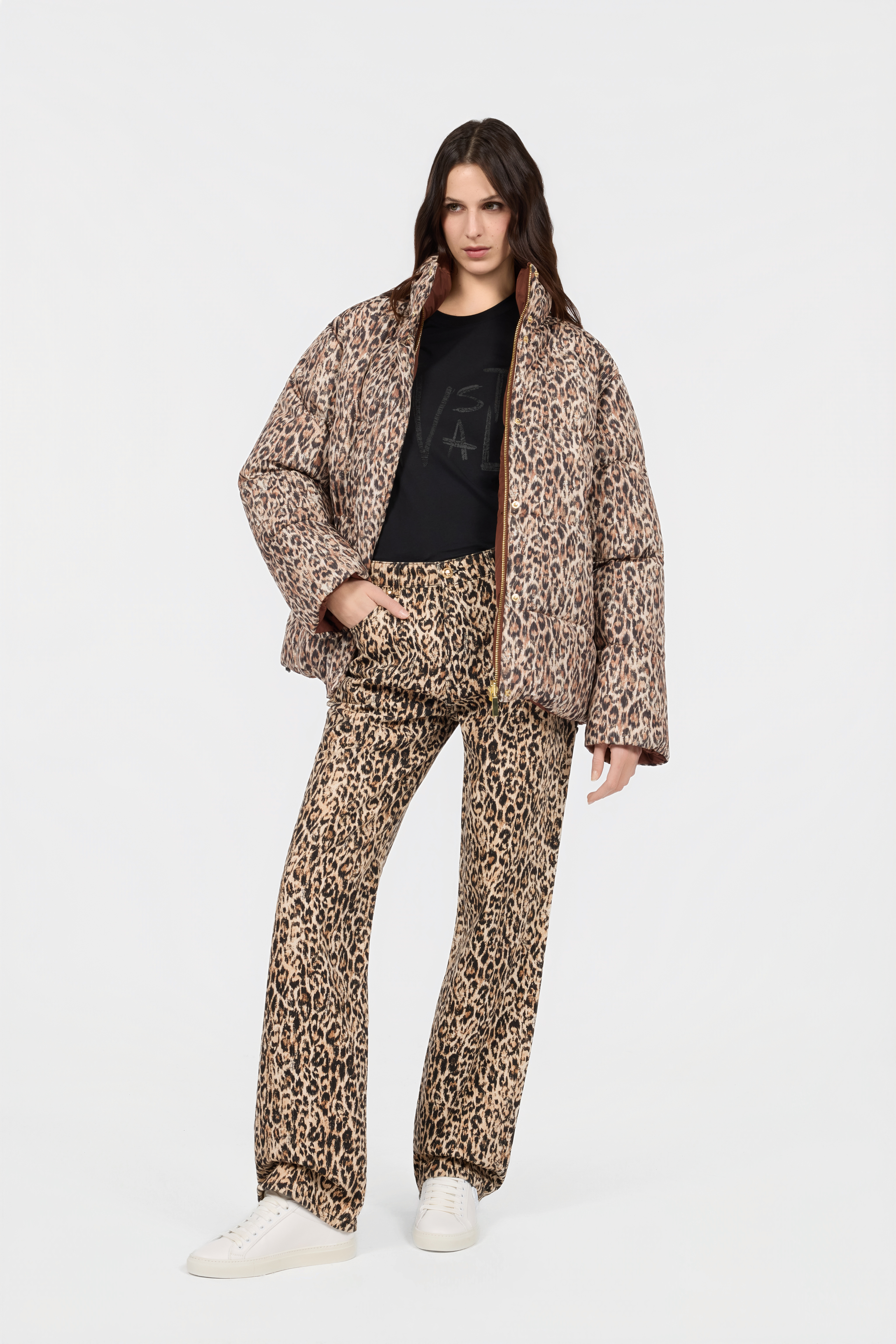 Roberto Cavalli Reversible Leopard Print Puffer Jacket | Thumbnail 6 Roberto Cavalli Reversible Leopard Print Puffer Jacket | Thumbnail 6
