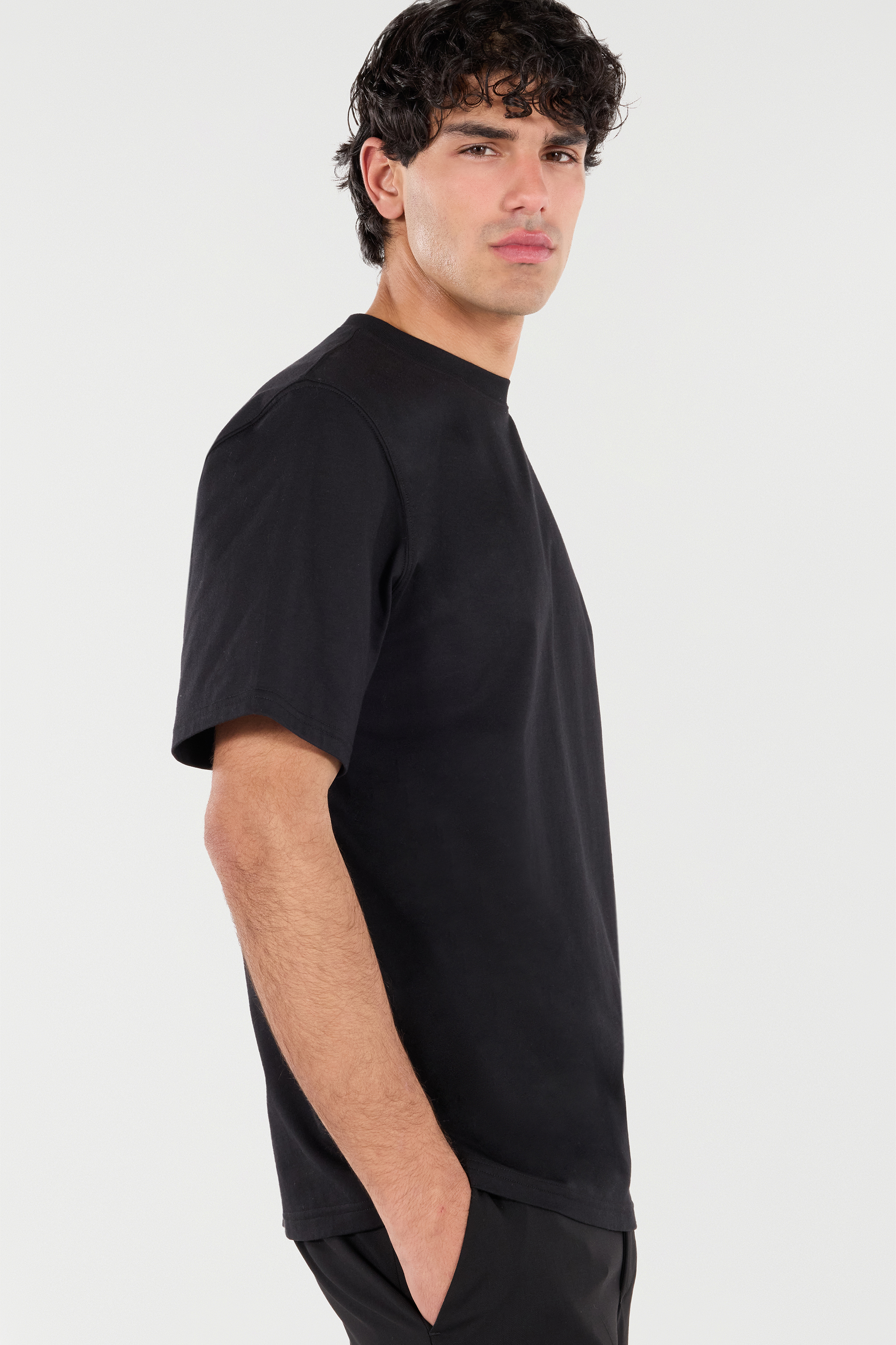 Roberto Cavalli Man T-shirt Black Size L Cotton