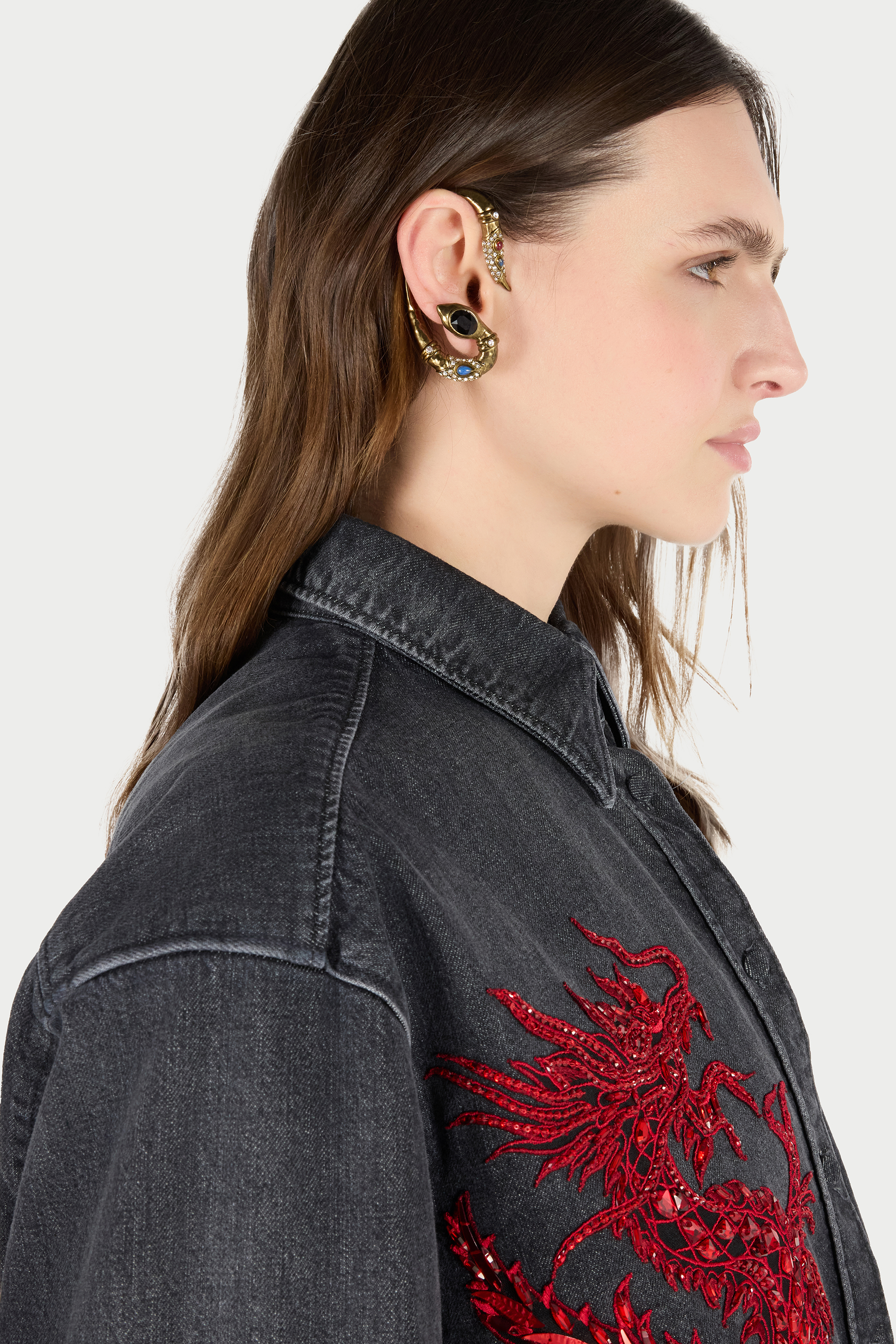 Snake-Shaped Earrings