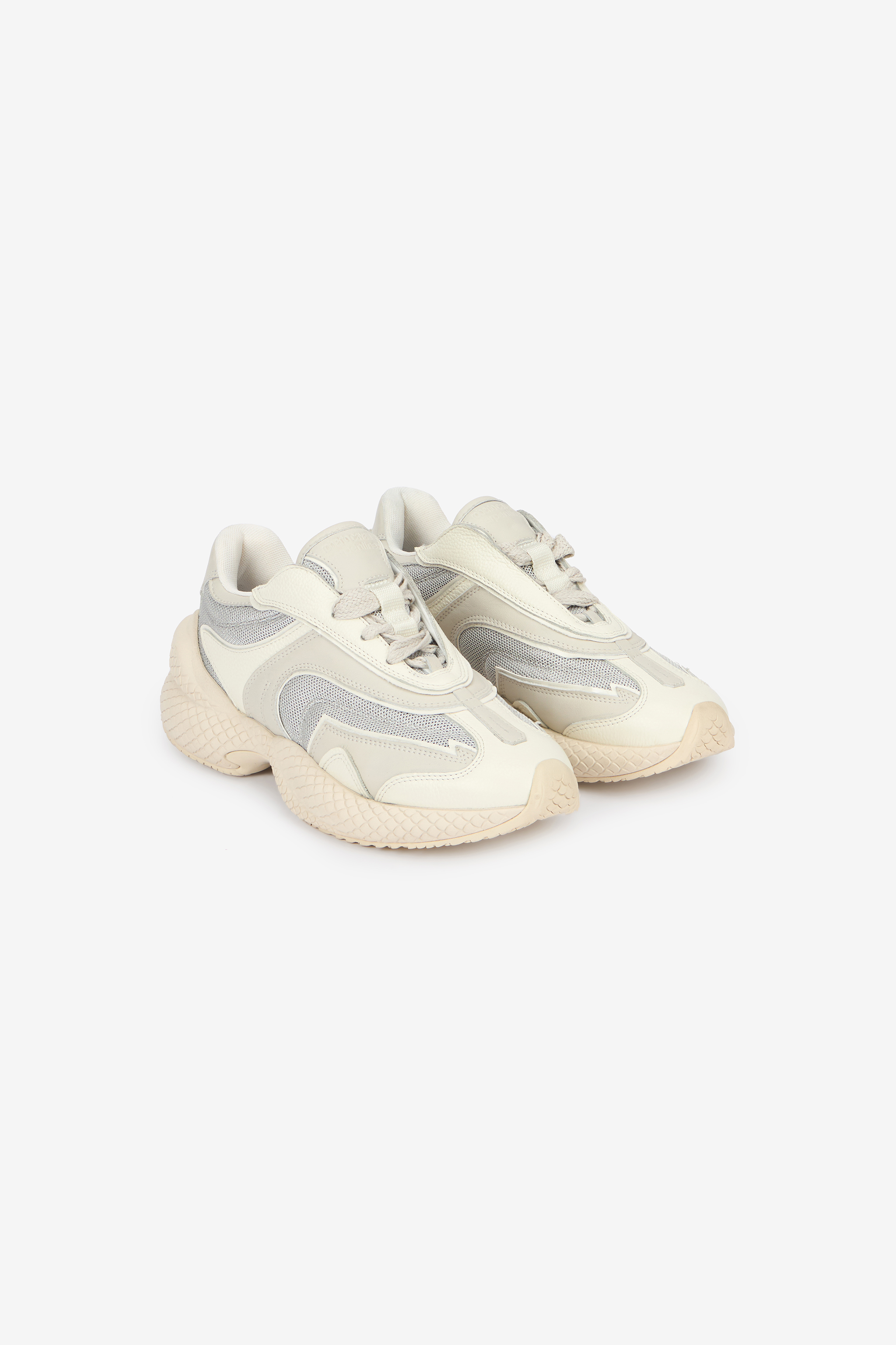 Roberto Cavalli Women's White Serpentine Sneaker - Sneakers