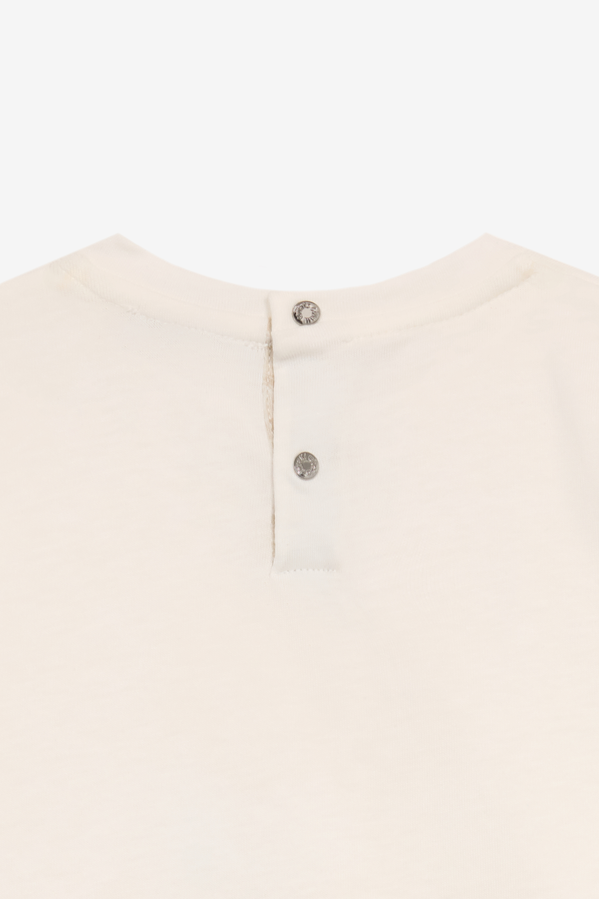 T-Shirt With Matching Logo Embroidery