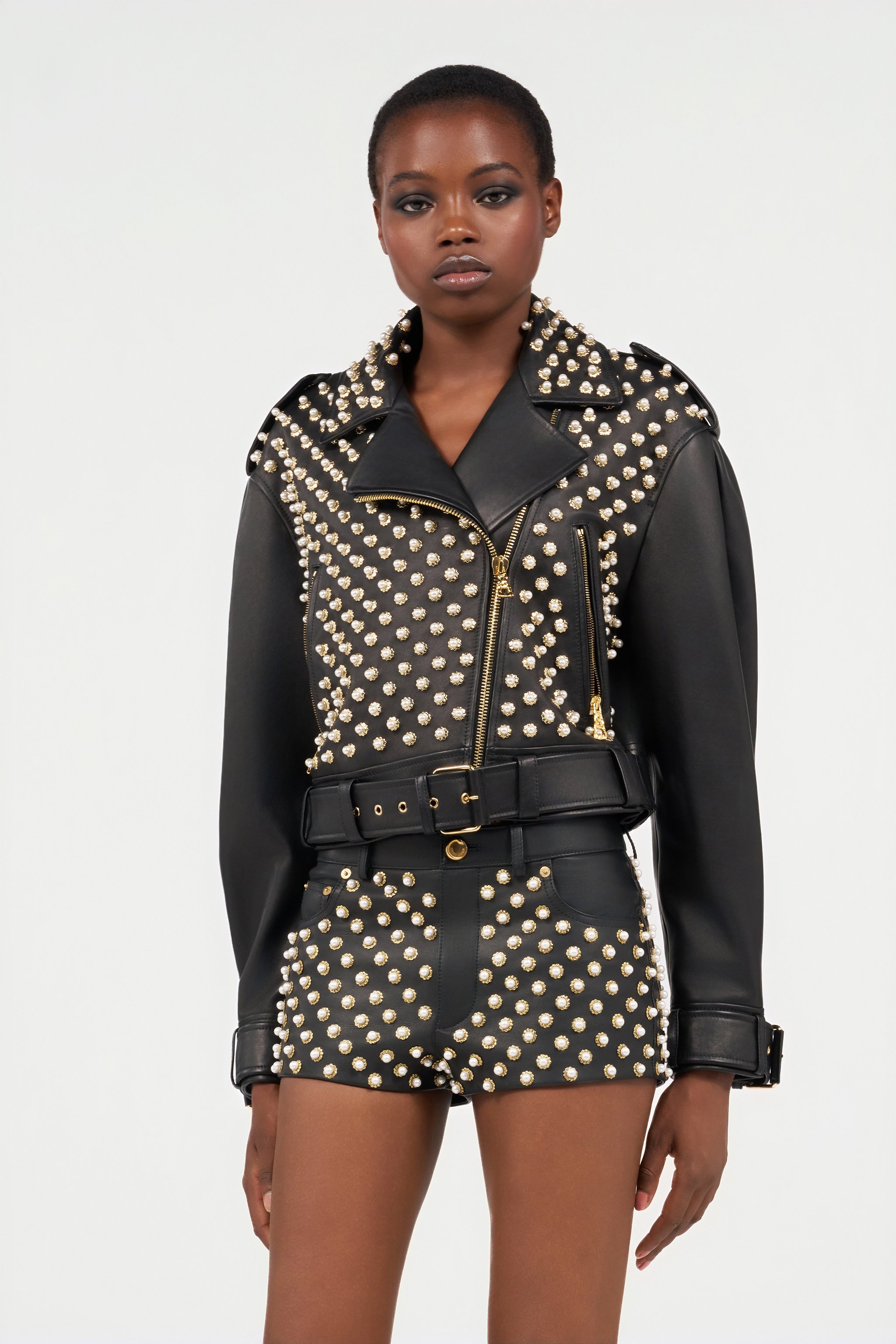 Leather Bomber Jacket