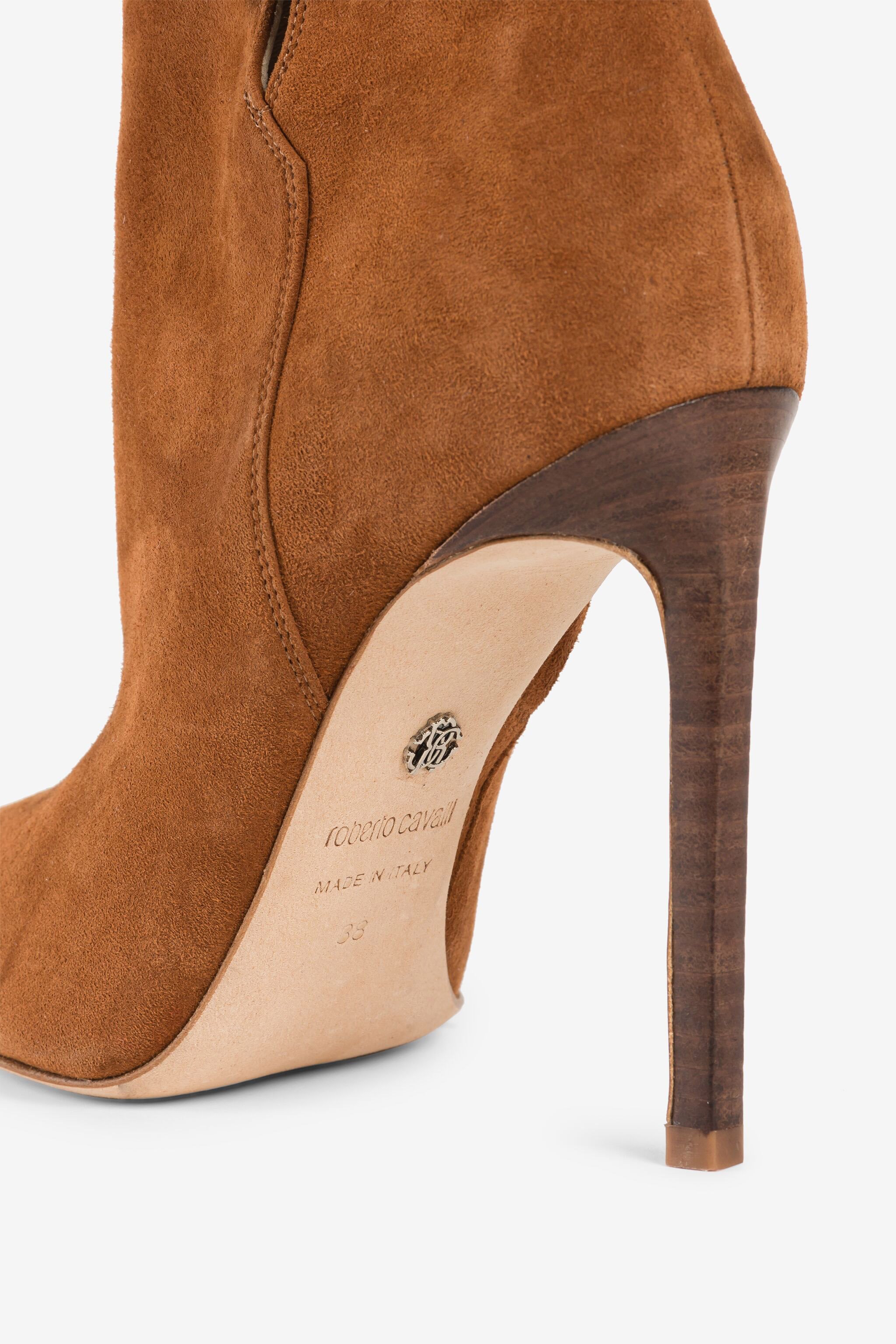 Mirror Snake Ankle Boots