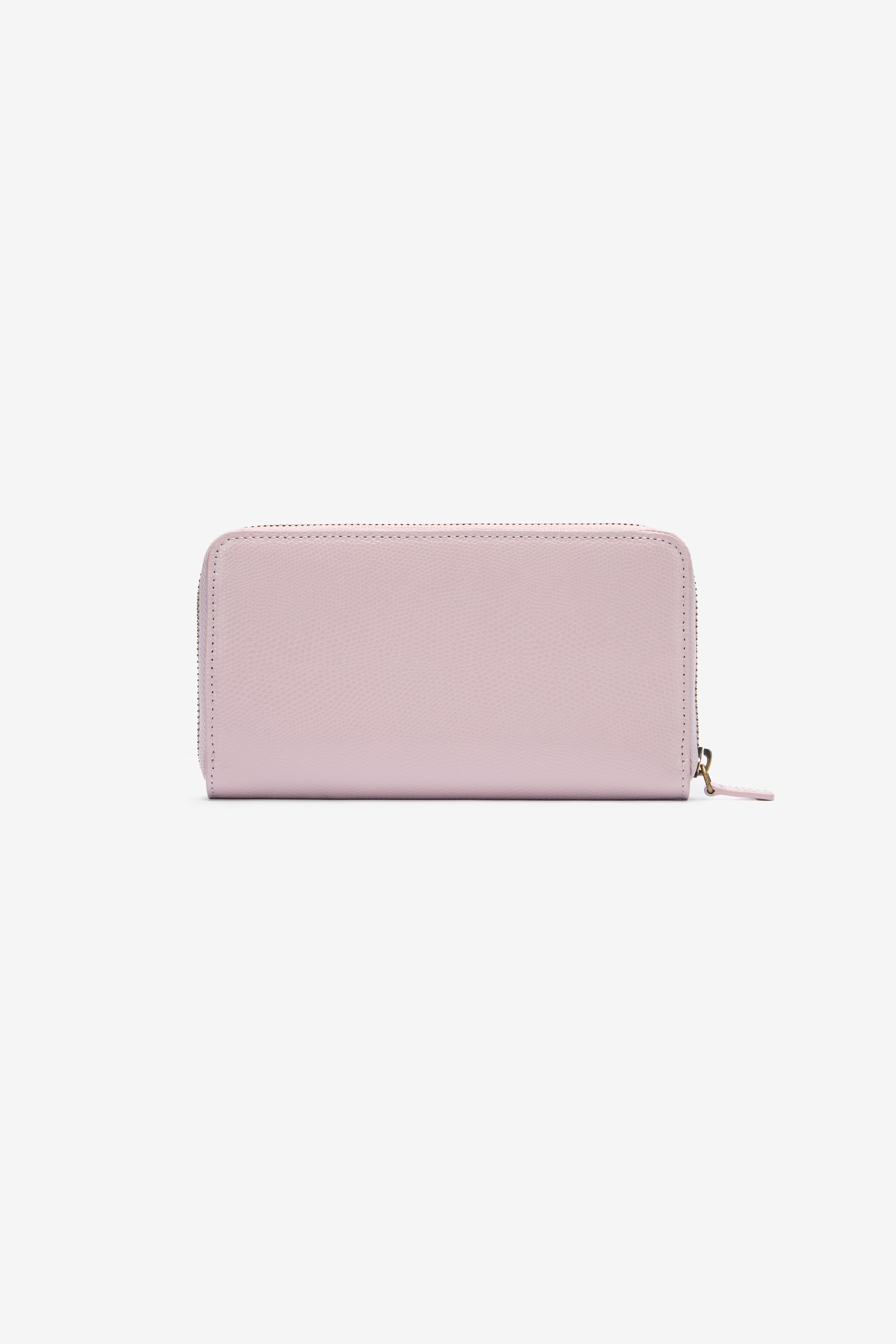 Roberto Cavalli Leather Wallet With Monogram Rc In Pink