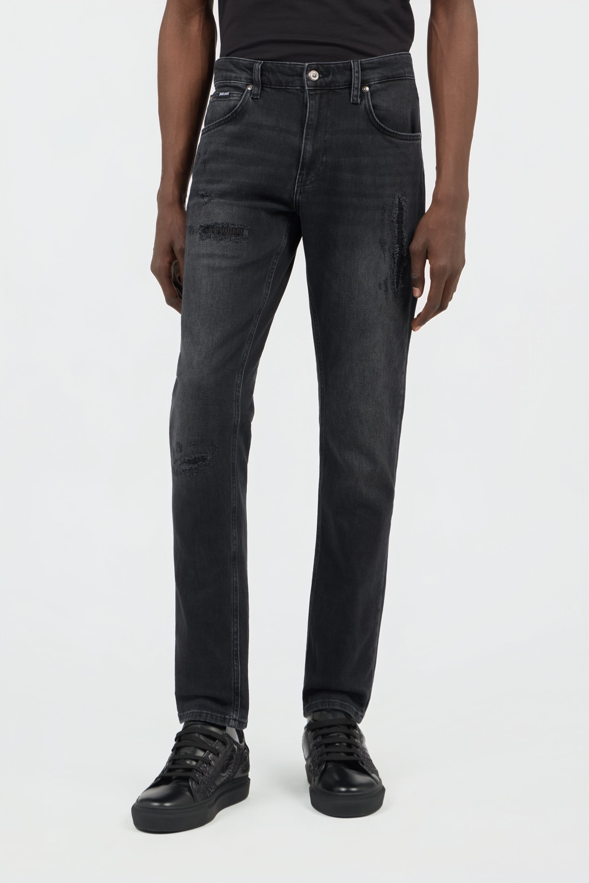 Roberto Cavalli Grey Denim Trousers | Thumbnail 2 Roberto Cavalli Grey Denim Trousers | Thumbnail 2