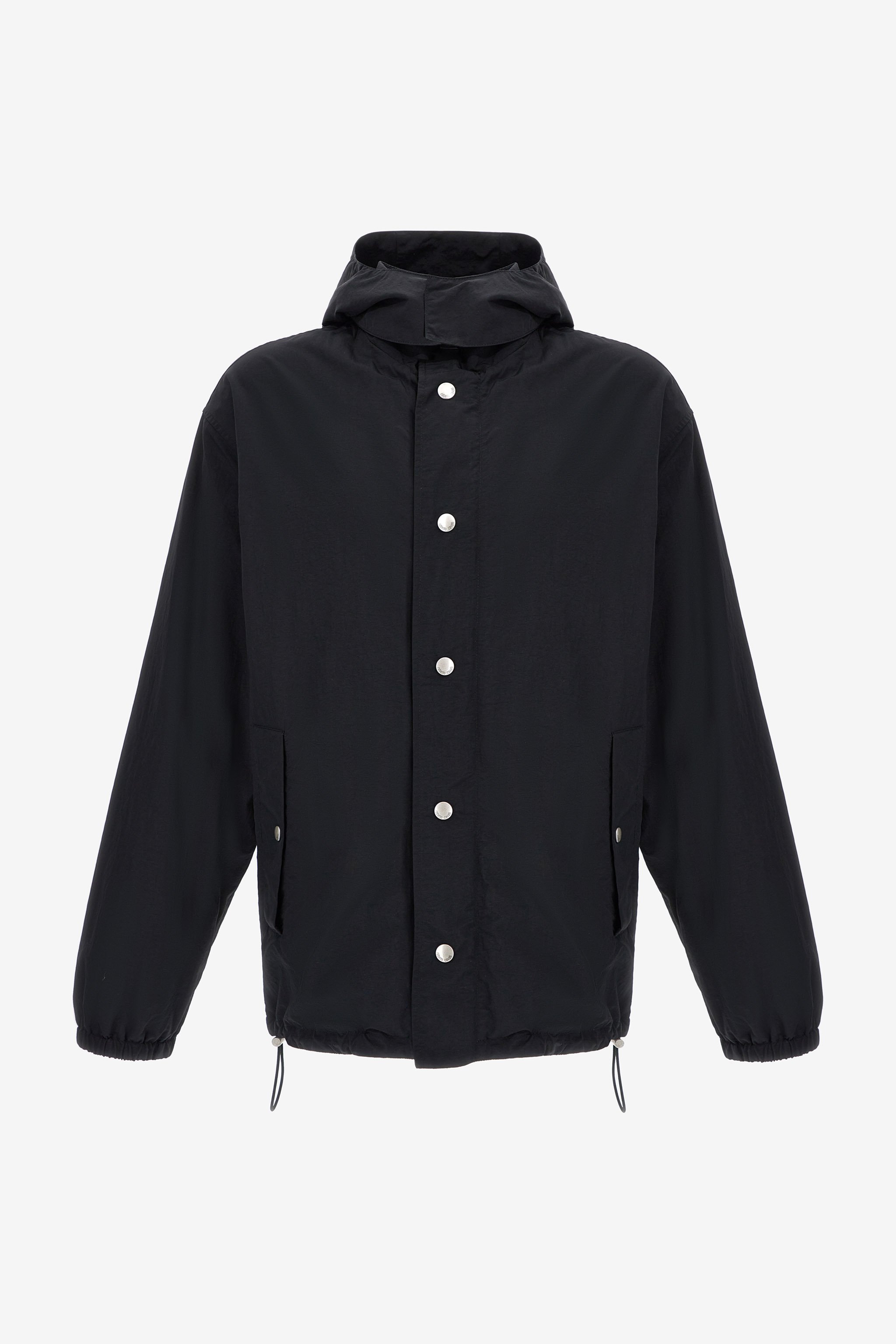 Roberto Cavalli Bomber Jacket With Logo In Black