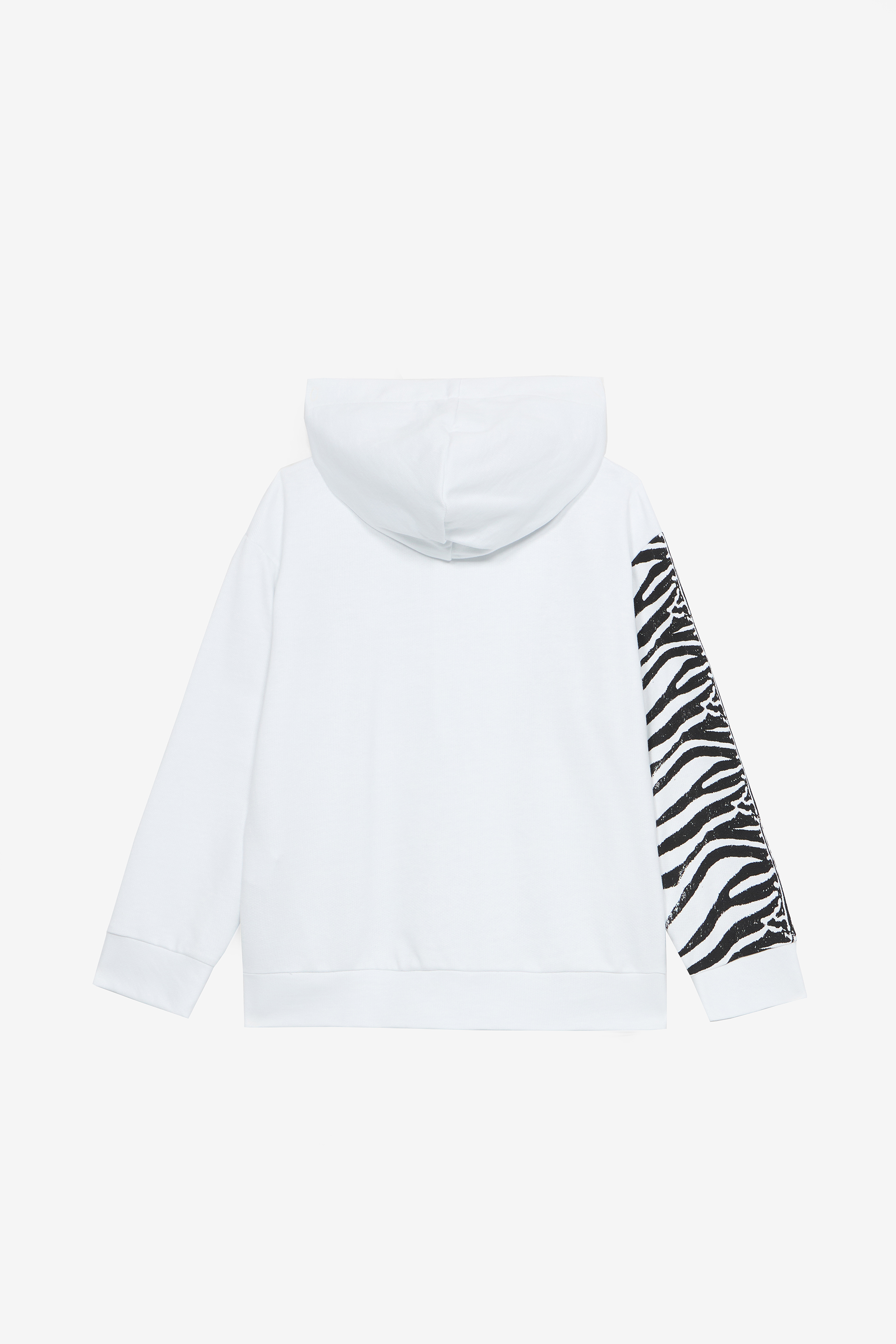 Zebra-Print Sweatshirt With Logo in White for Boys | Roberto