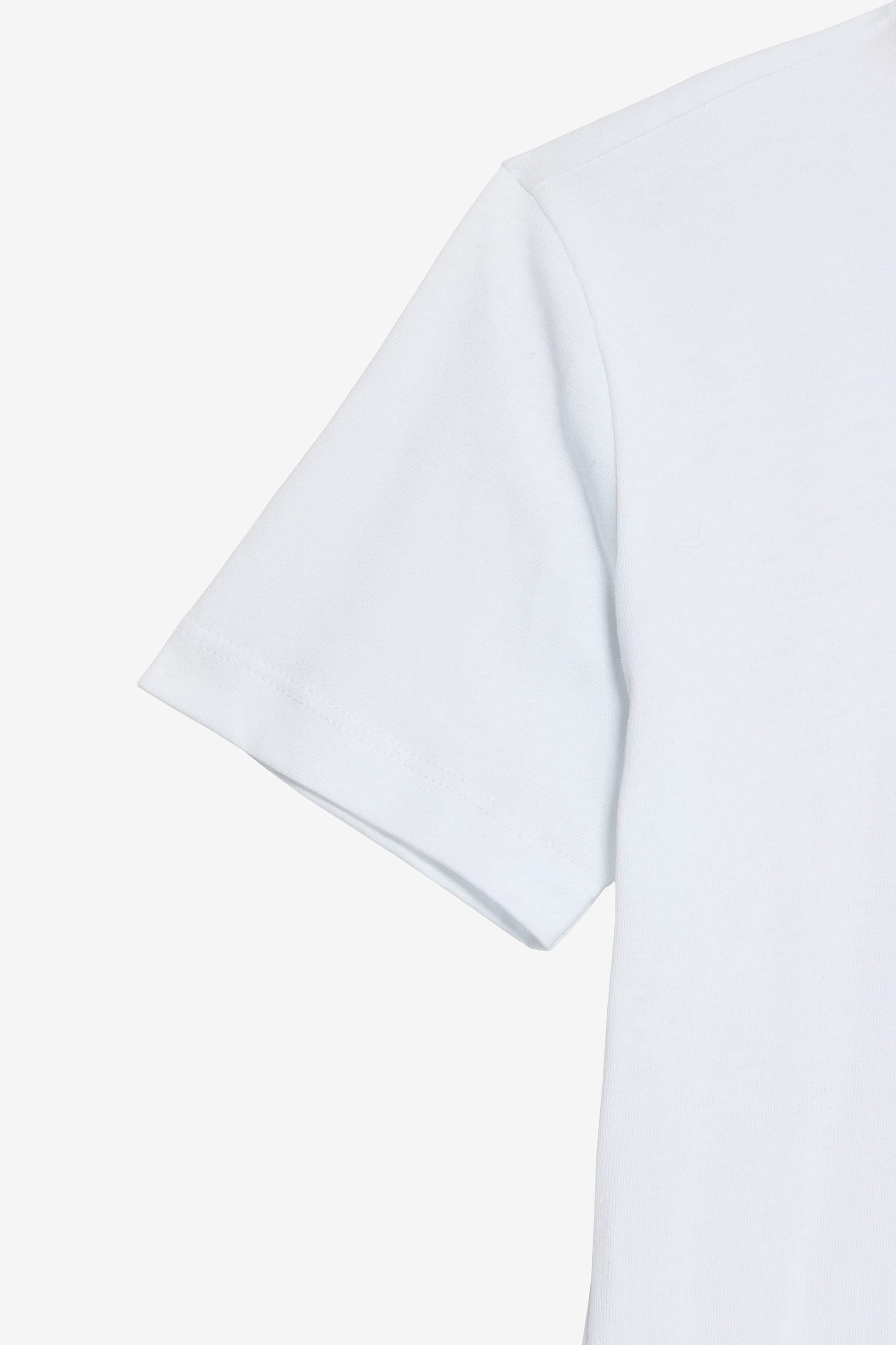 Optical White T-Shirt with Tiger Print