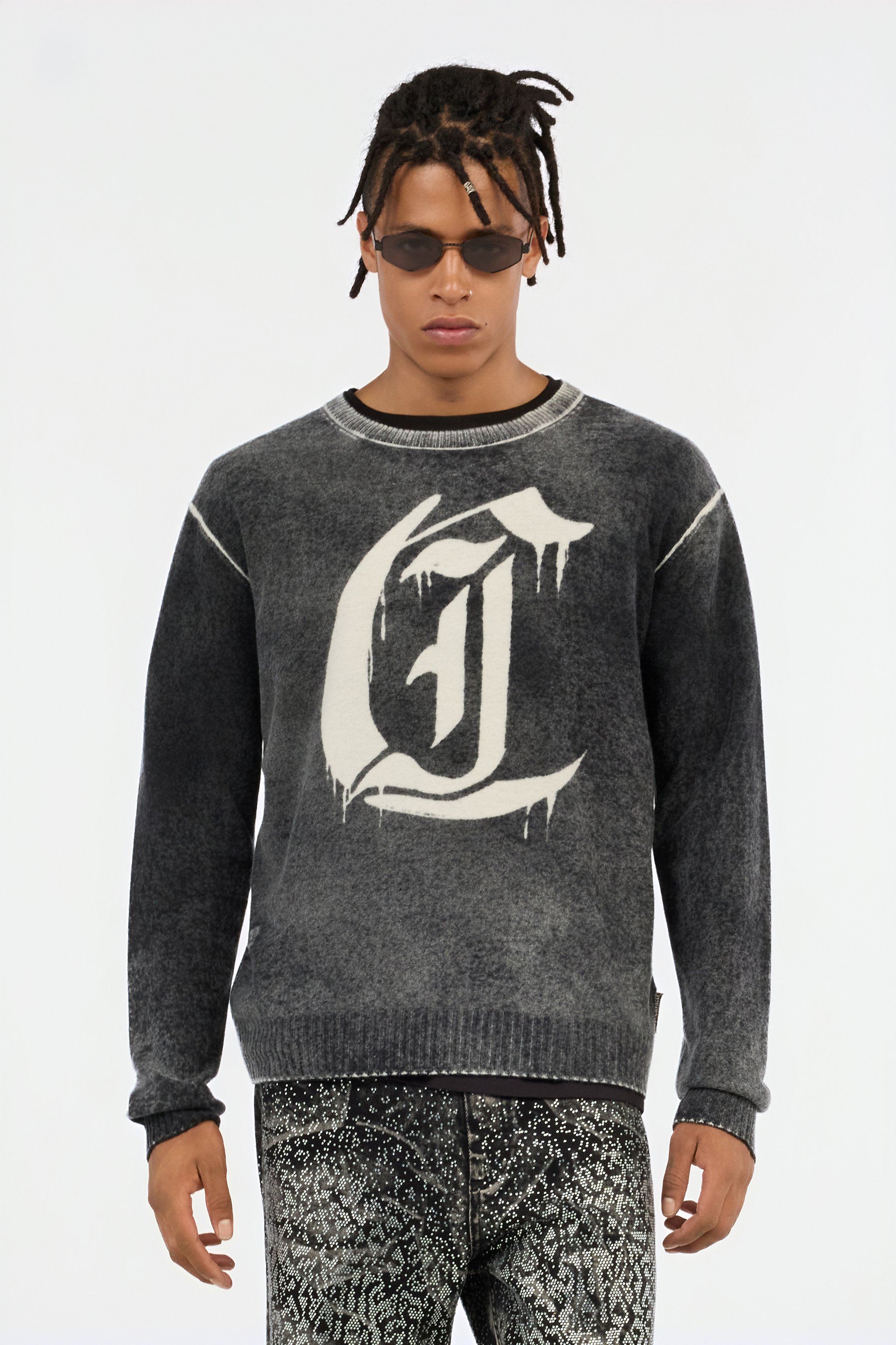 Washed Black Sweater