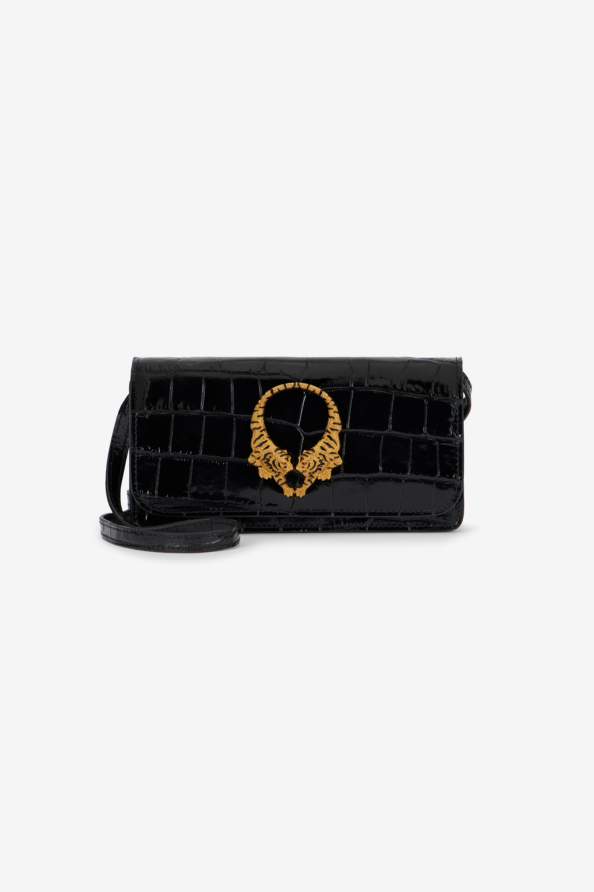 Roberto Cavalli Women's Black Roar Mini Bag In Leather - Mini Bags