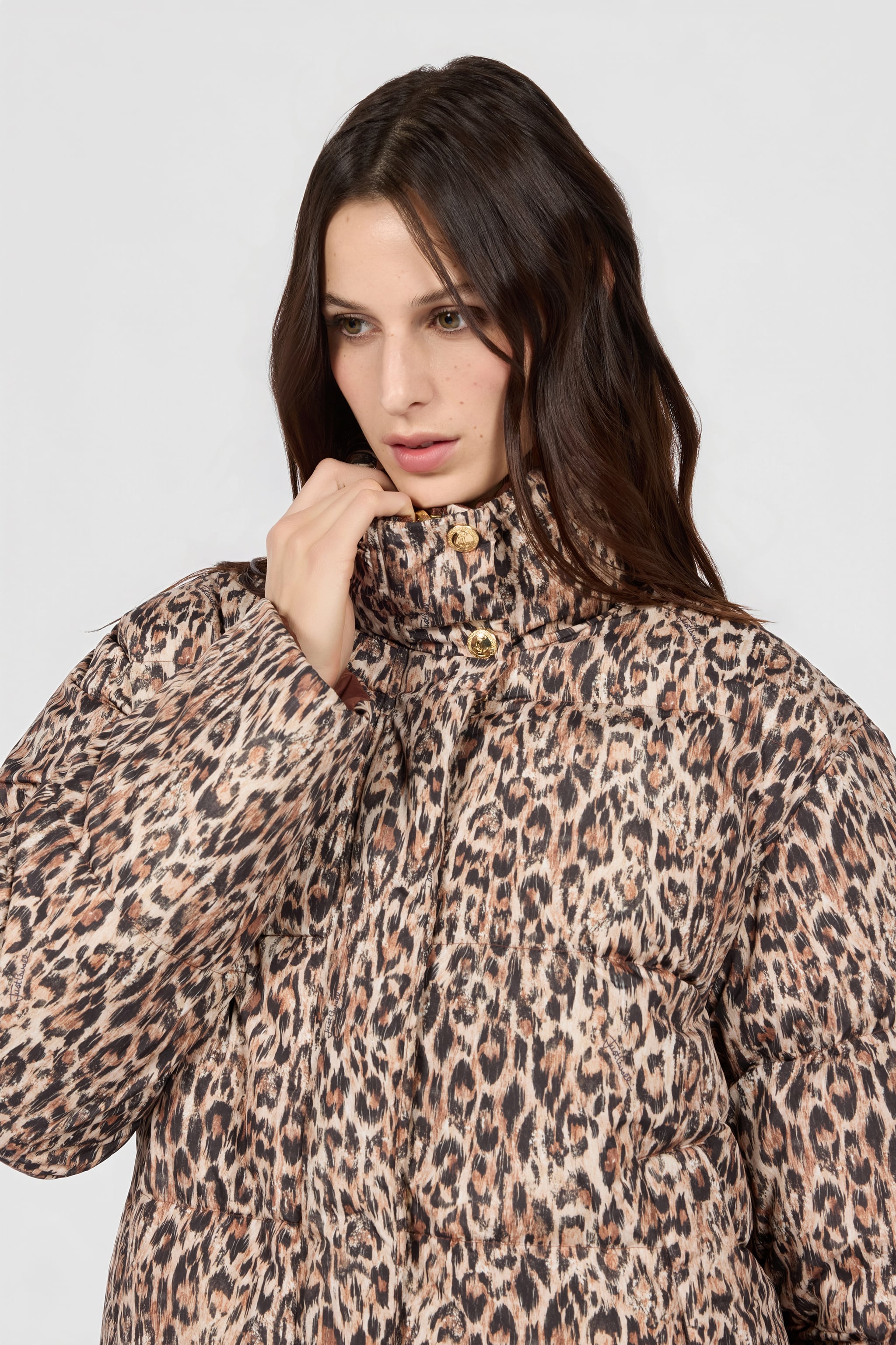 Roberto Cavalli Reversible Leopard Print Puffer Jacket | Thumbnail 4 Roberto Cavalli Reversible Leopard Print Puffer Jacket | Thumbnail 4