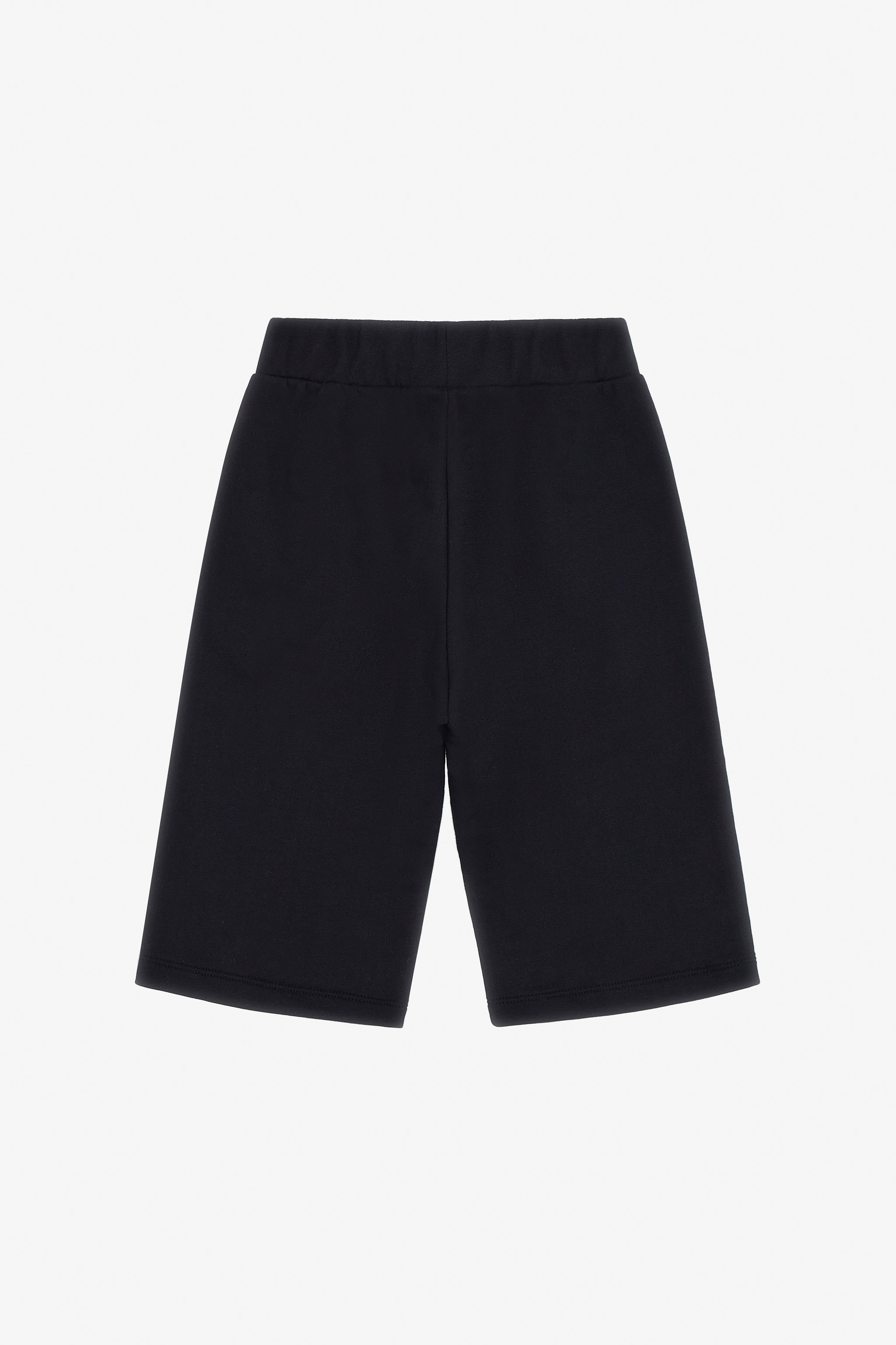 Roberto Cavalli Rc Logo Cotton Shorts In Black