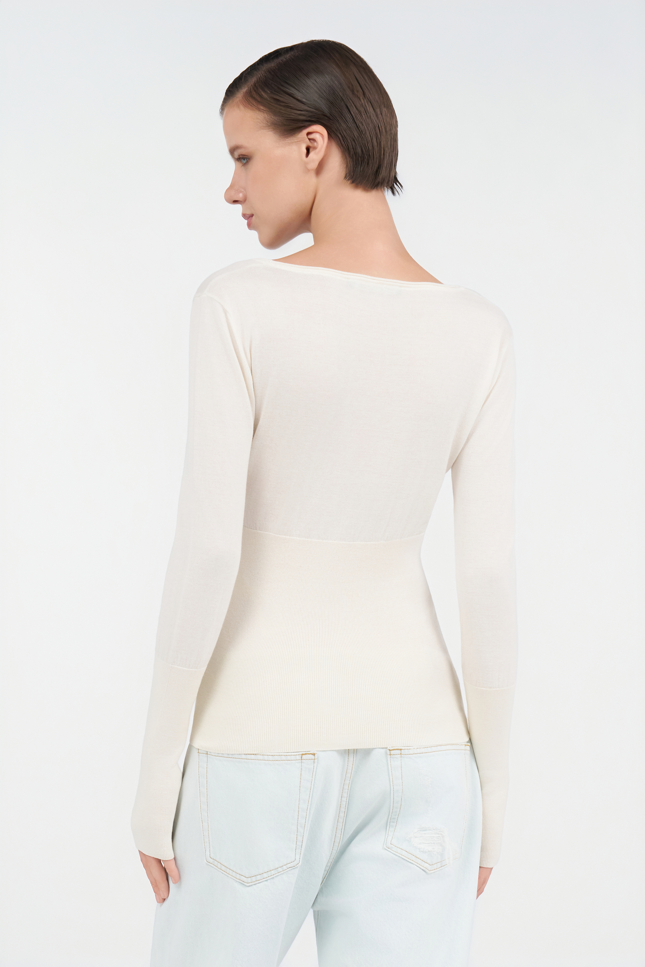 Roberto Cavalli Cotton Sweater In White