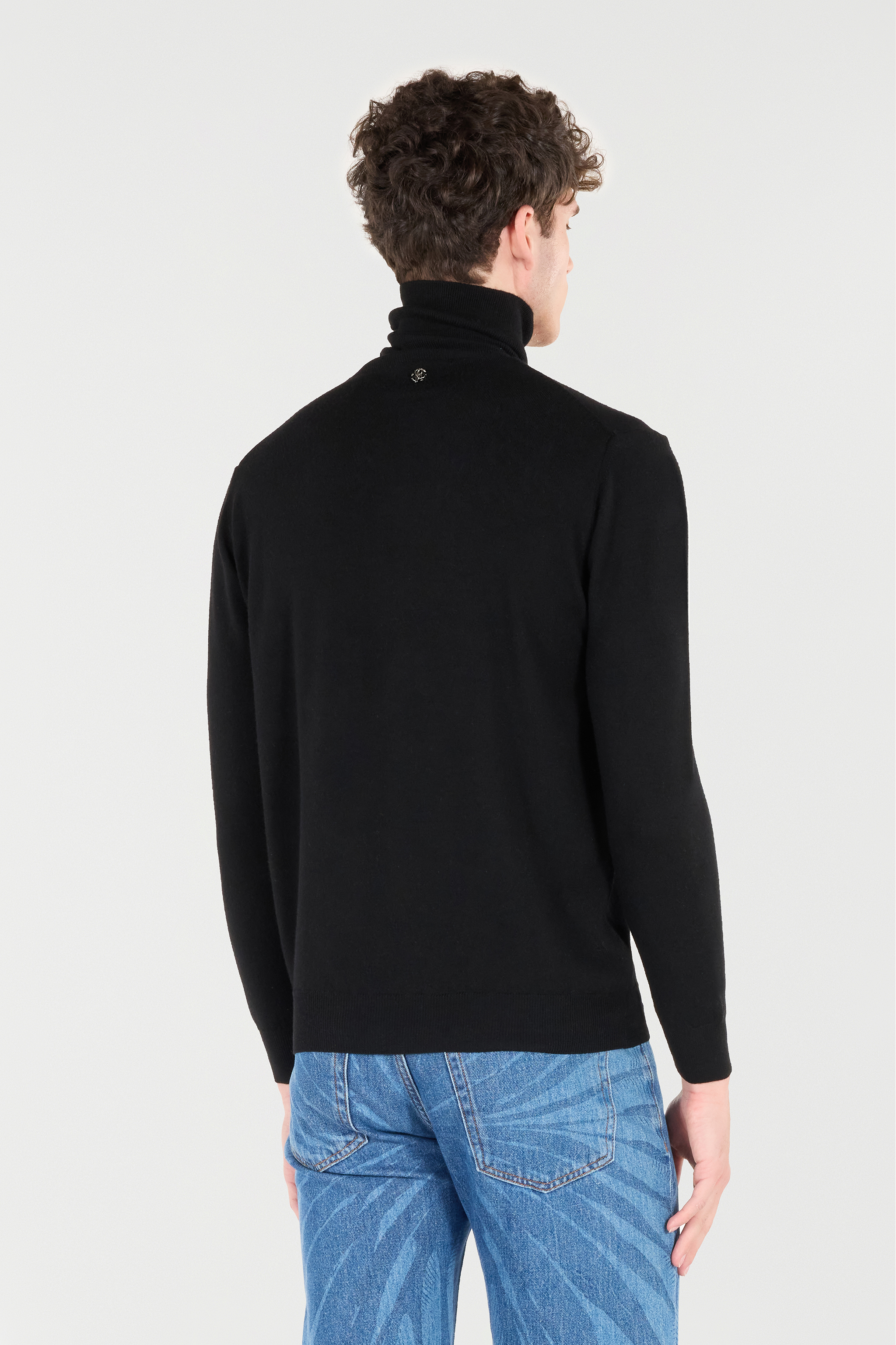 Wool High-Neck Sweater